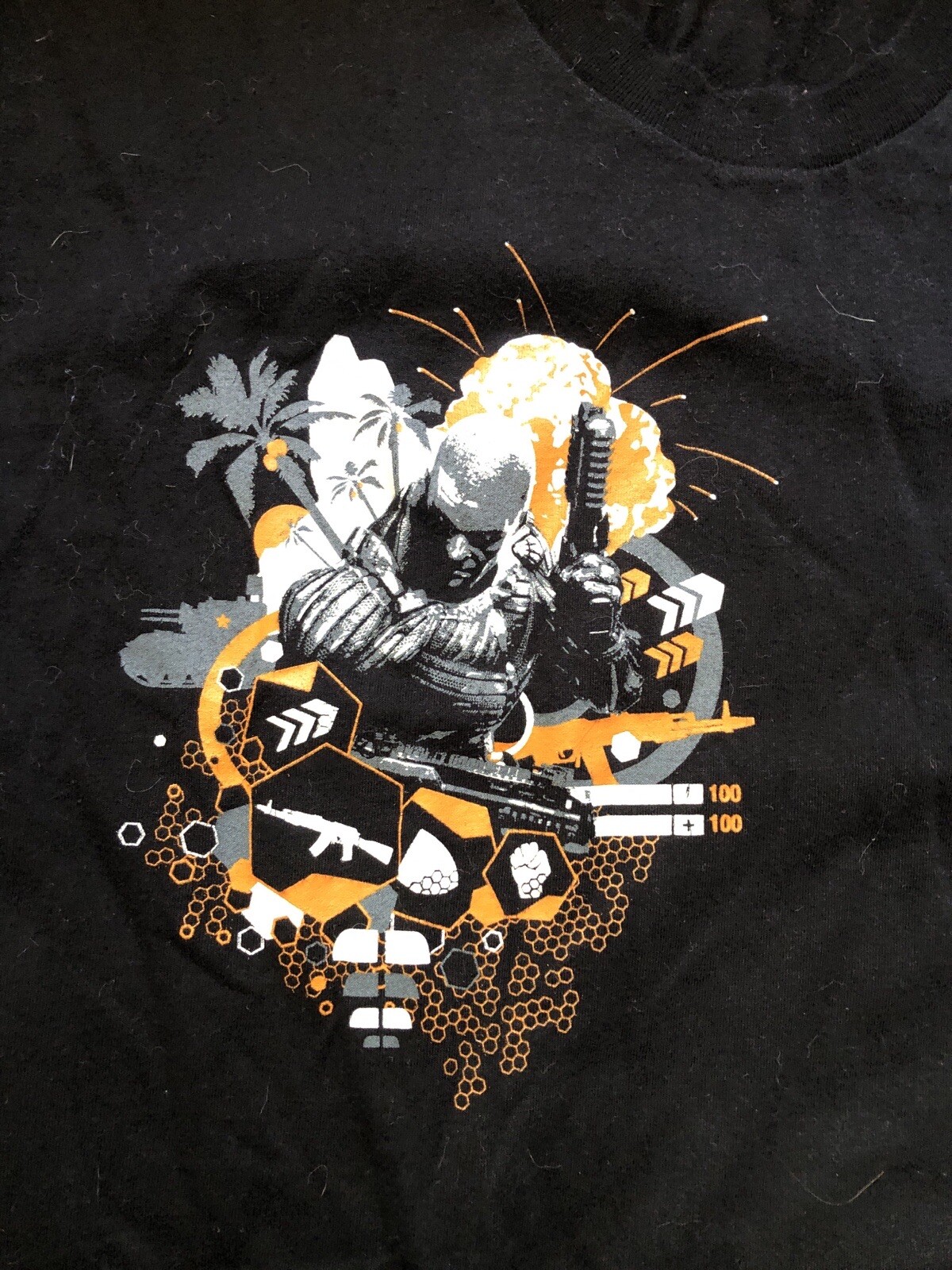 Crysis Warhead T Shirt Medium, Black