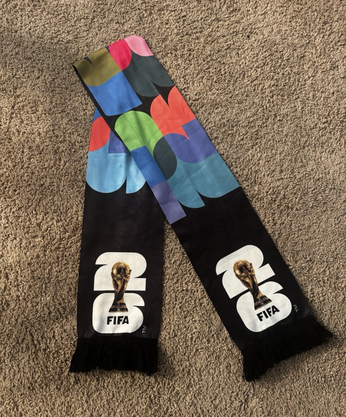 FIFA 26 The Home Depot FIFA World Cup Trophy Logo Scarf Polyester One Size