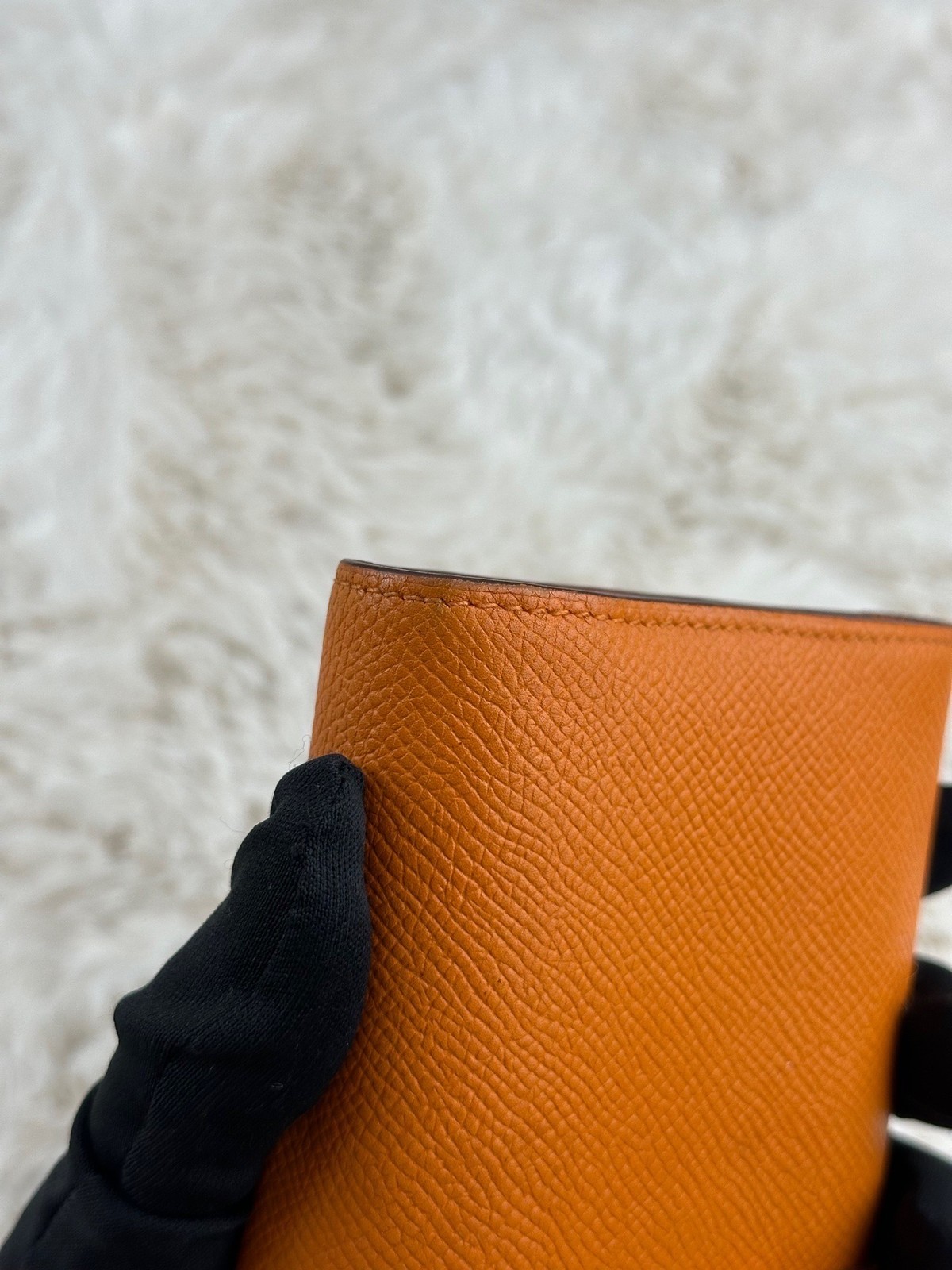 Hermes Pre-Owned Authentic Long Wallet Length 17 cm, width 1 cm, height 9 cm
