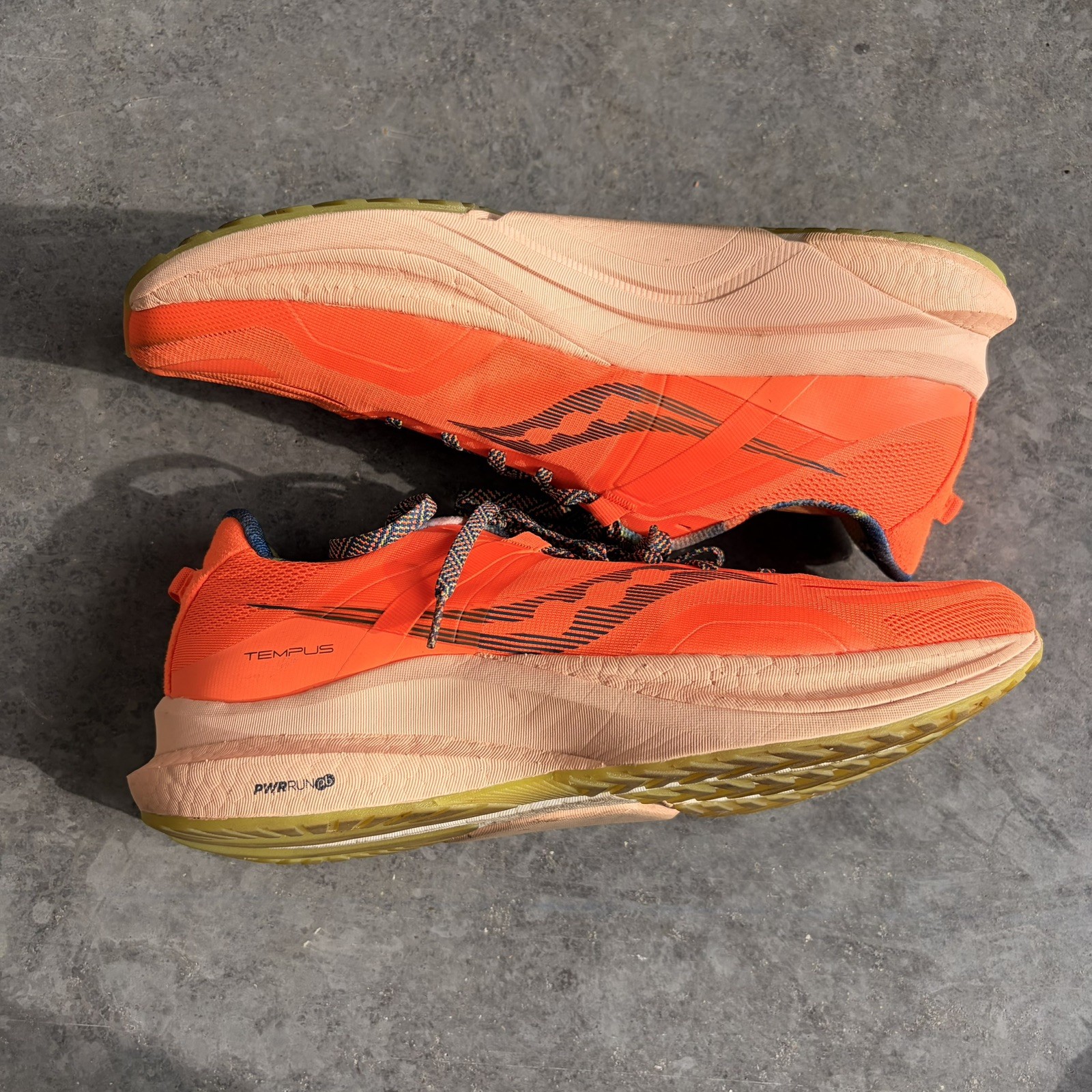 Saucony Tempus Mens 12 Campfire Story Sneakers Running Shoes Orange S20720-45
