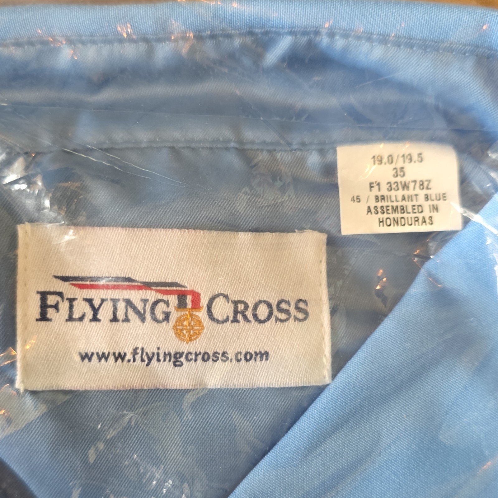 Vintage 3X-Large Shirt 19.0/19.5 35 blue uniform shirt