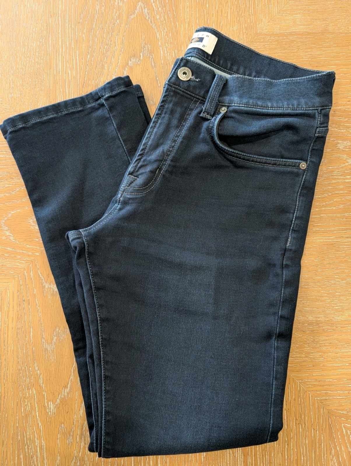 Joseph Abboud Mens Classic Fit Jeans 30×30 Indigo Blue Stretch Denim RN 77219