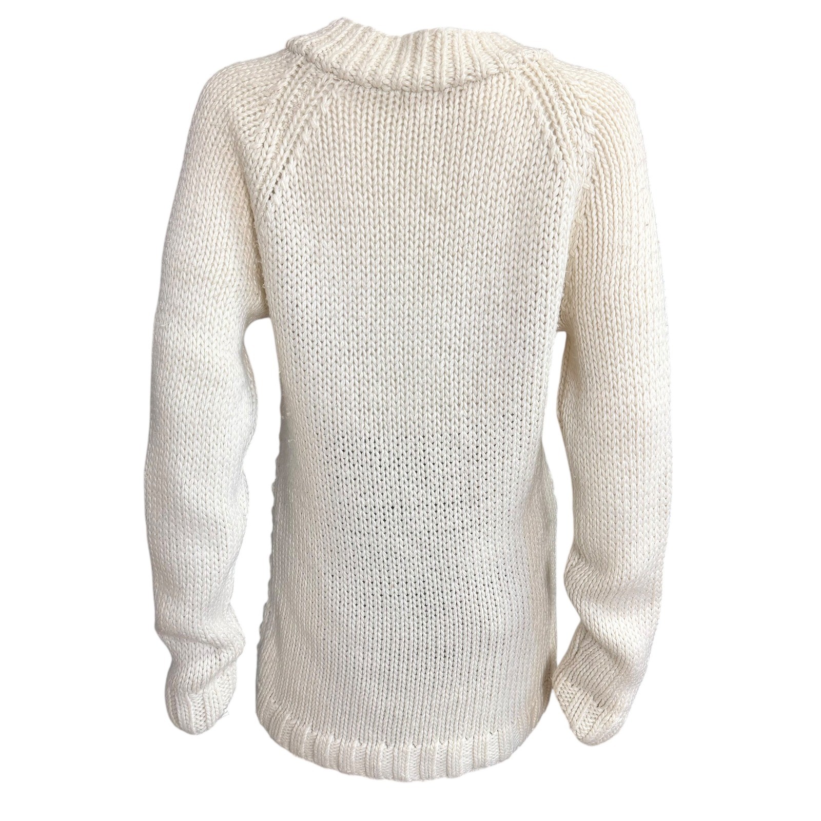 Mossimo Cottagecore Cable Knit Cozy Sweater Wool Blend Boho Old School Womens L