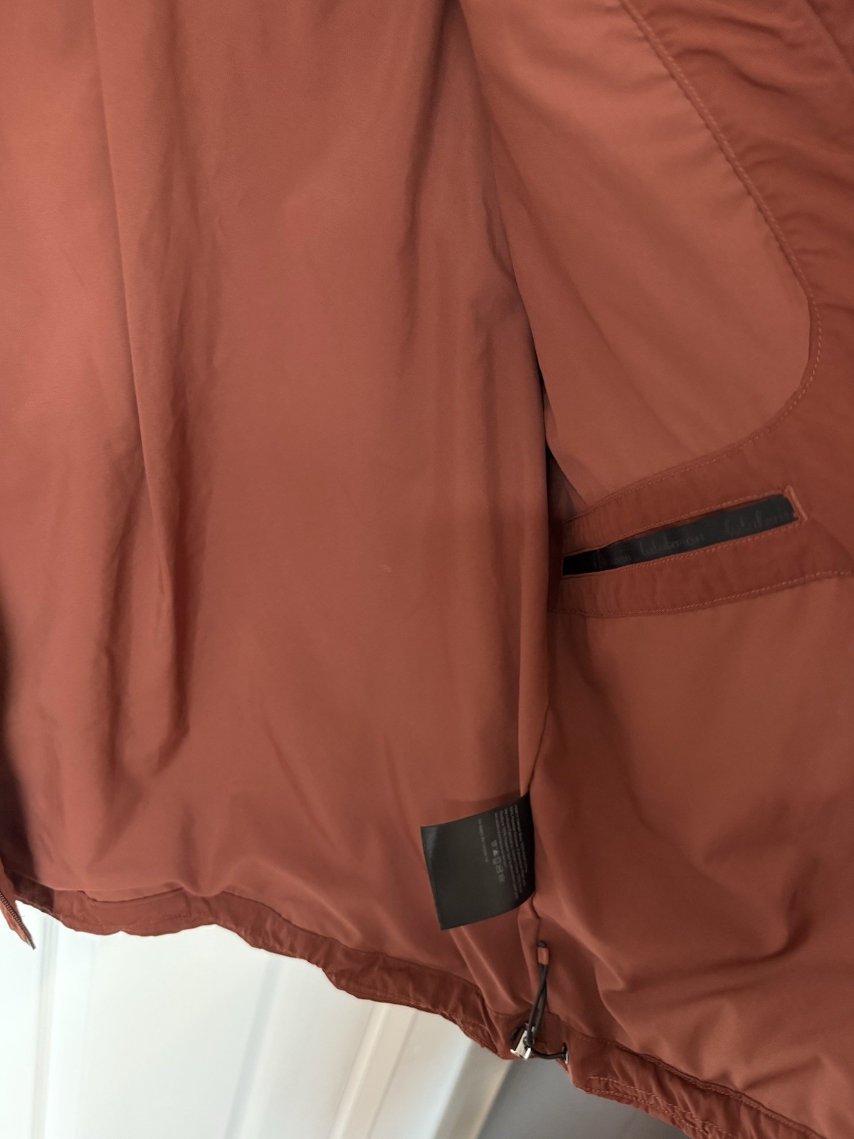 Lululemon Effortless Dark Terracotta Size 6 Jacket Women’s
