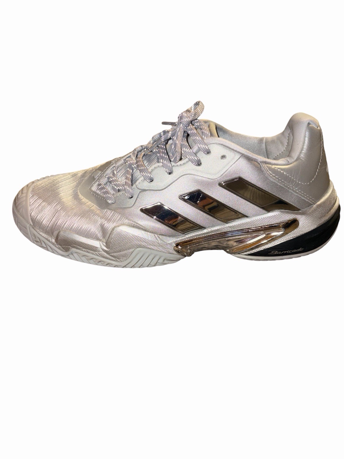 Adidas Barricade 13 Silver Edition Tennis Shoes Men Size 9.5