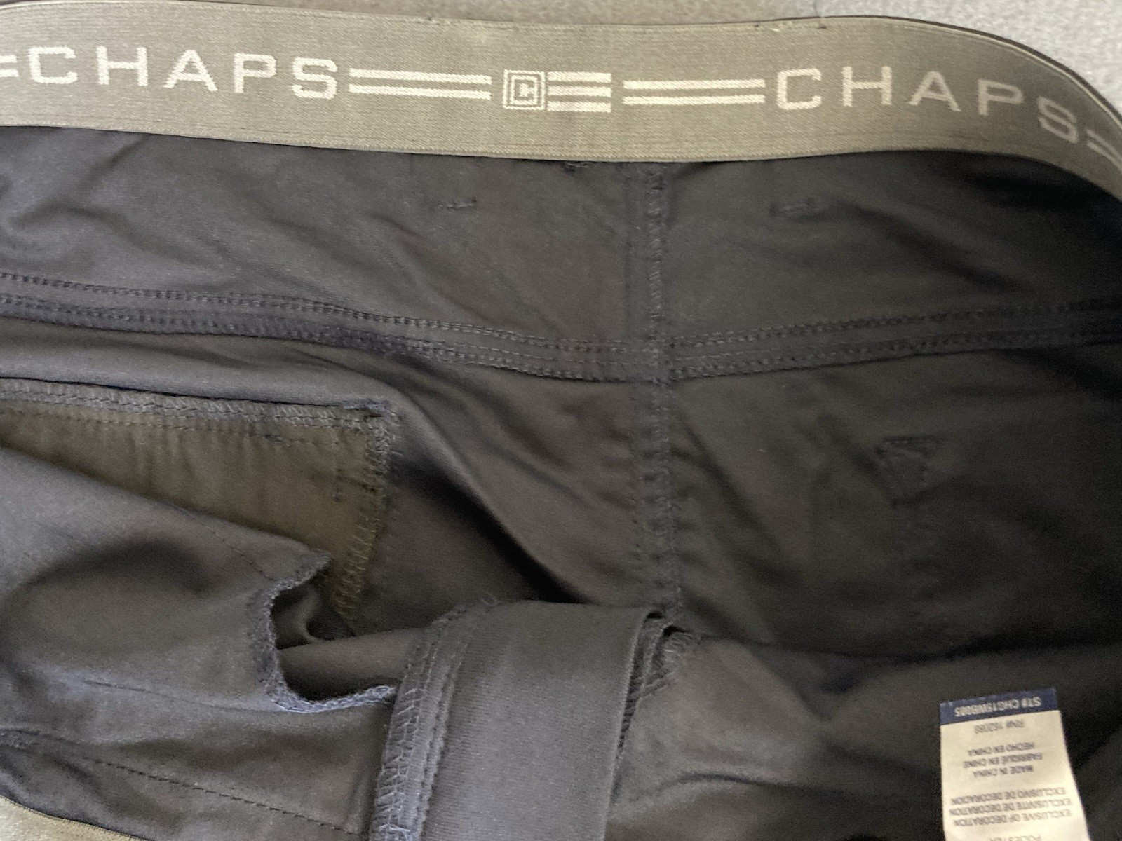 Chaps Everyday Performance Pant Mens 38×30 Navy Slim Fit Straight Leg Golf NWT
