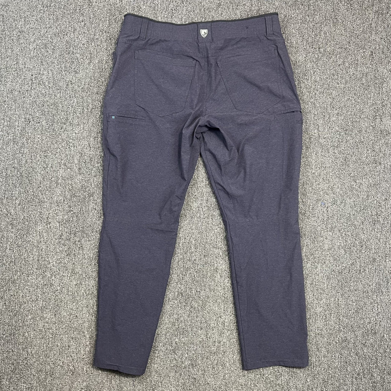 Kuhl Resistor Chino Pants 36×30 Blue Grey Technical Stretch Gorpcore Hiking 5261