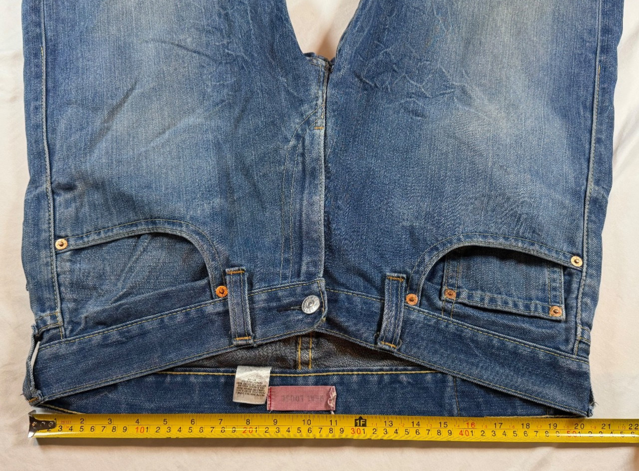 Type 1 One Real Loose Levis Mens 40×31 Blue Jeans RARE Y2K Wide Baggy Vintage