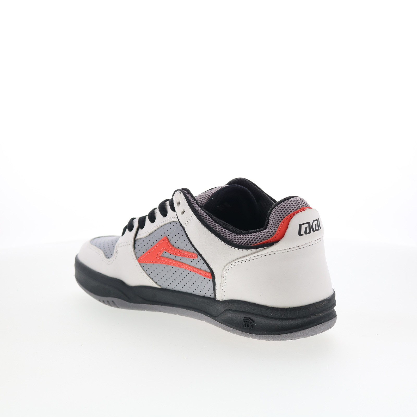 Lakai Telford Low Mens White Suede Lace Up Skate Inspired Sneakers Shoes