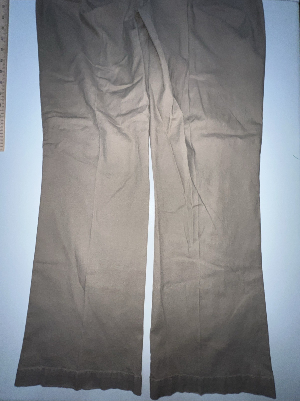WOOLRICH Pants Woman’s Size 14 Tan/Brown Khaki 98% Cotton 2% Spandex Stretch