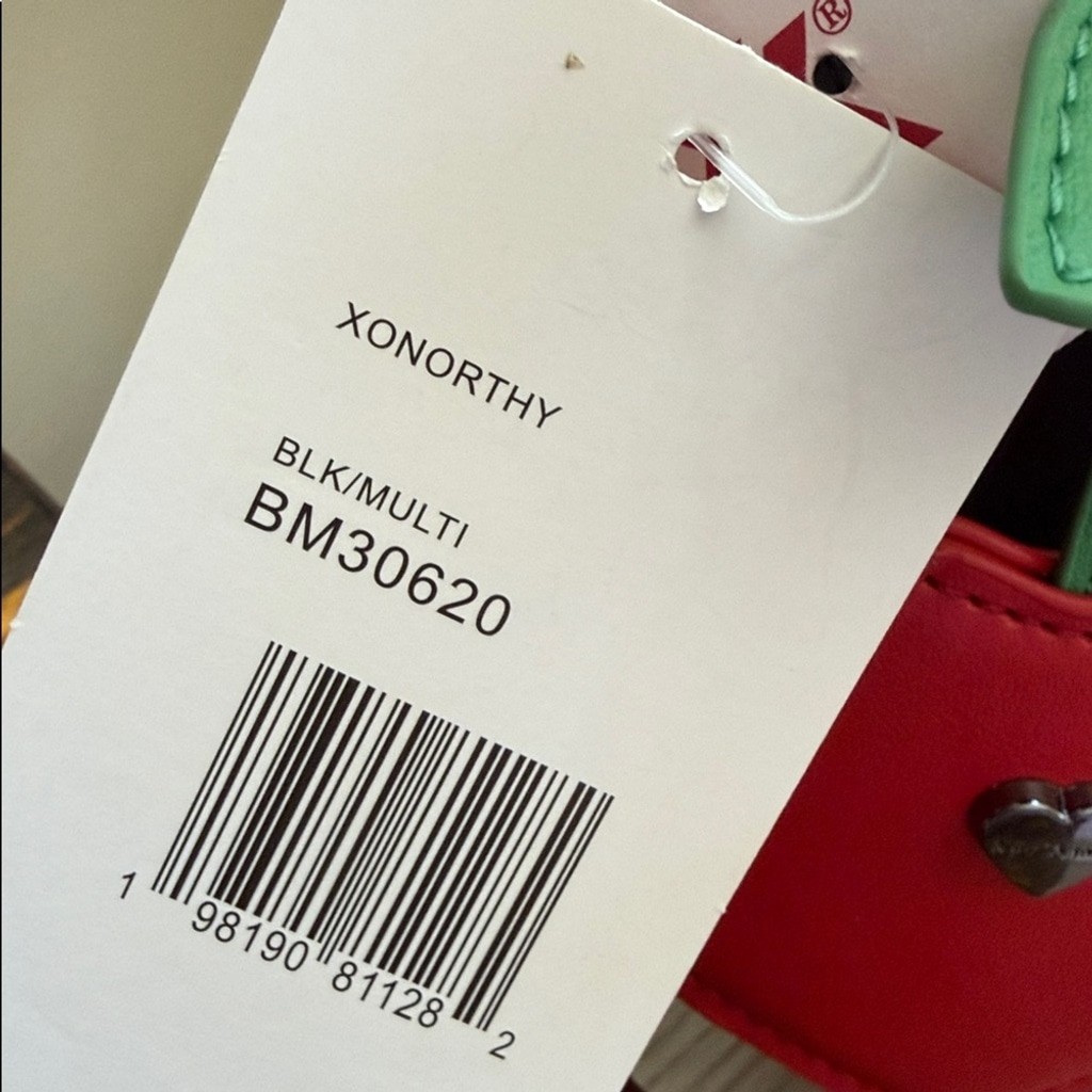Betsey Johnson XO Northy Cherry Print Crescent Shoulder Bag NWT Cherry Charm