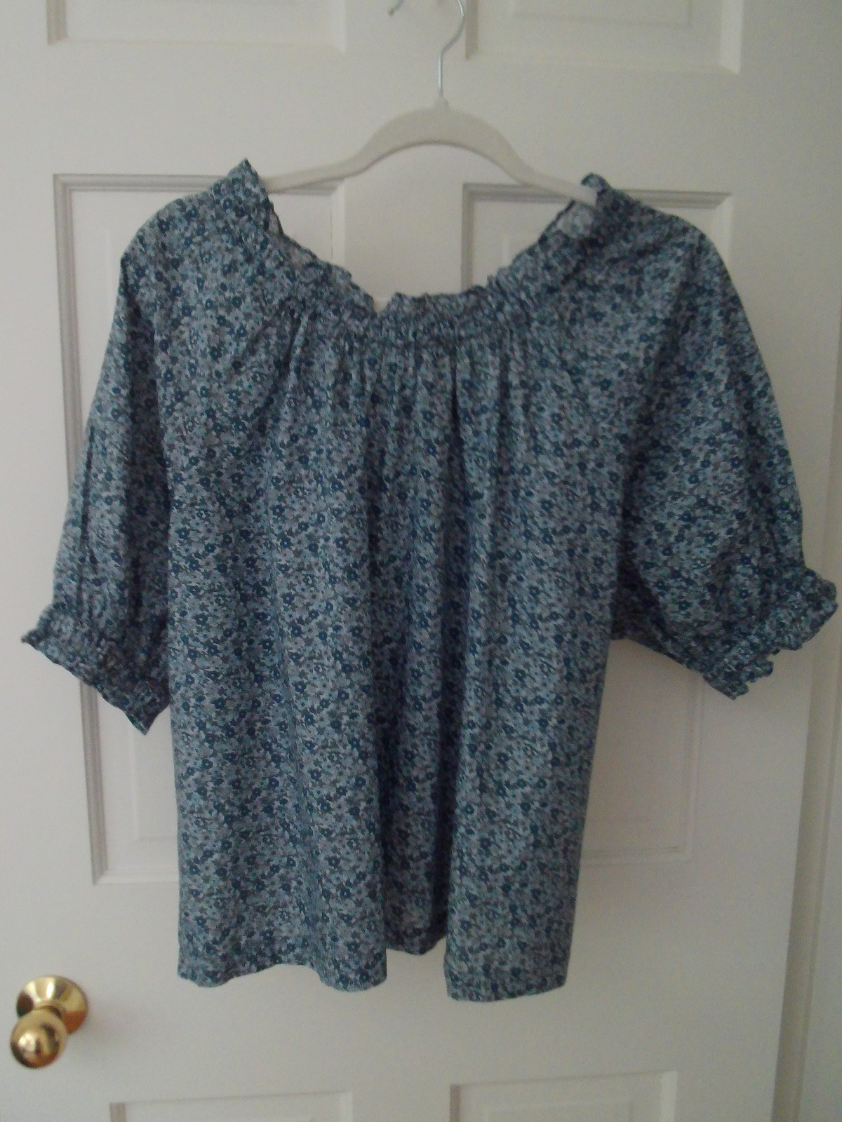 Doen Shore Top Delores Ditsy Liberty Print Blues S