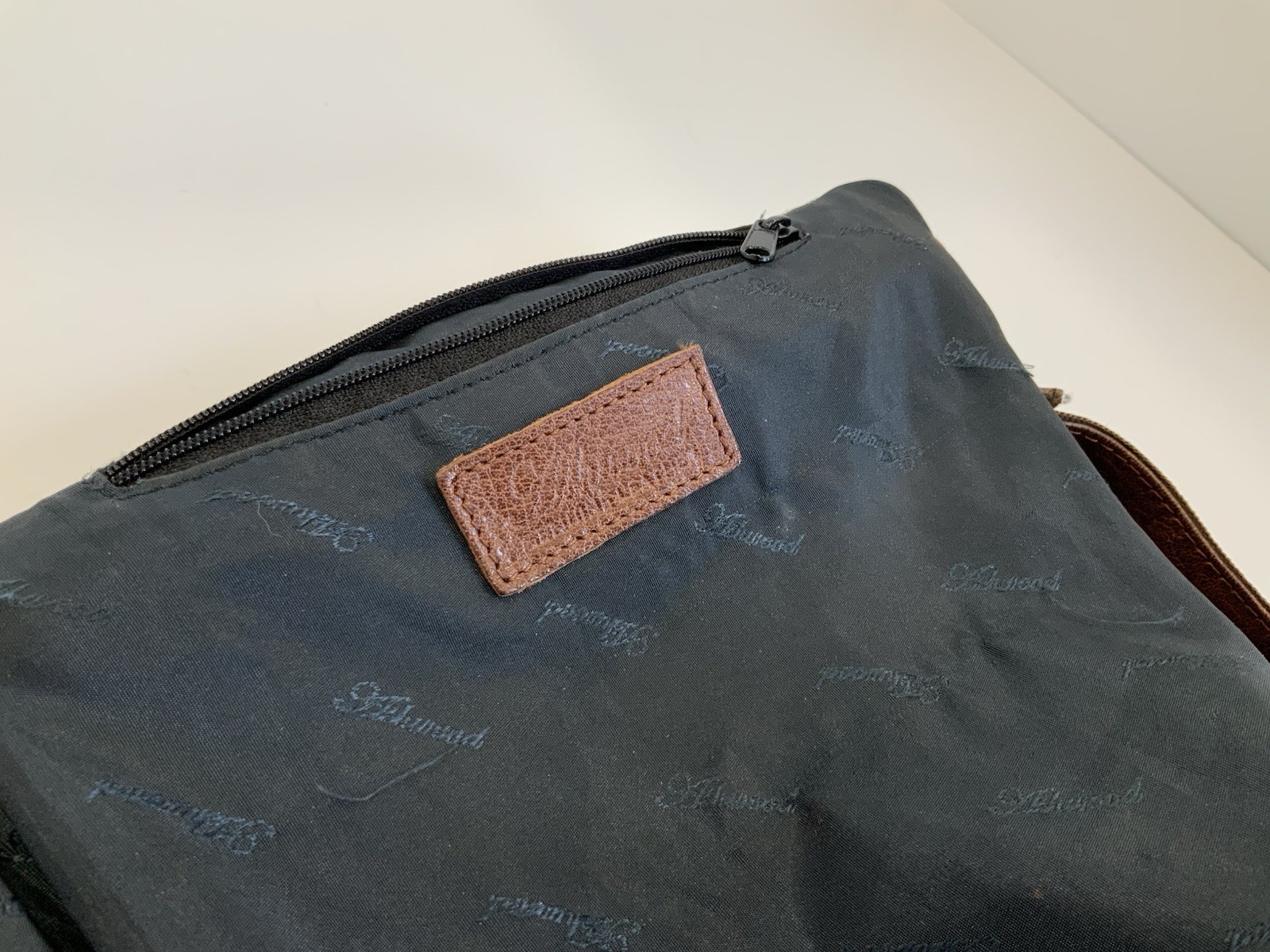 Ashwood Genuine Leather Brown Messenger Crossbody Satchel Bag 12” Adjustable