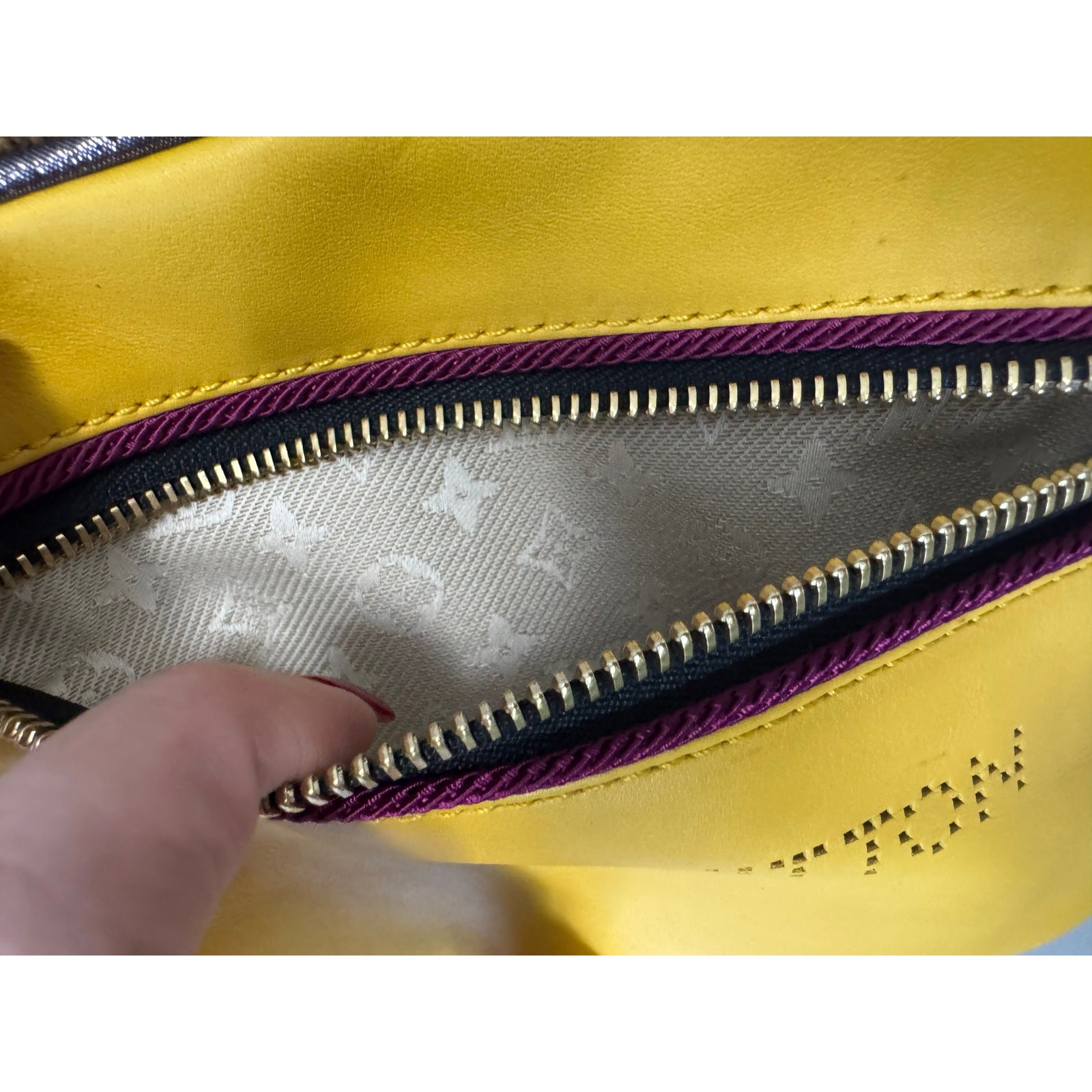 Vintage Louis Vuitton Limited Edition Savane Flight Mini Bag Yellow Leopard