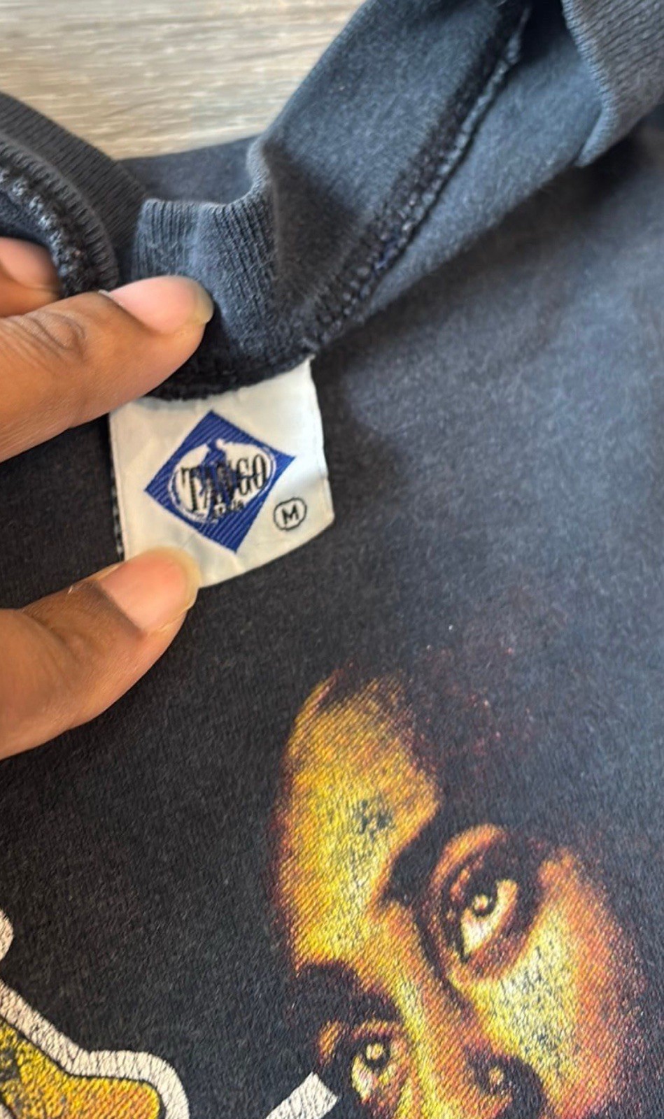 90’s 2PAC THUG LIFE DOUBLE SIDED FADED RAP TEE