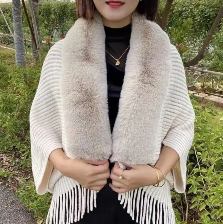 (💗Special Offer – 49% Off) Knitting Thick Women’s Loose Shawl 💥Buy 2 Free Ship