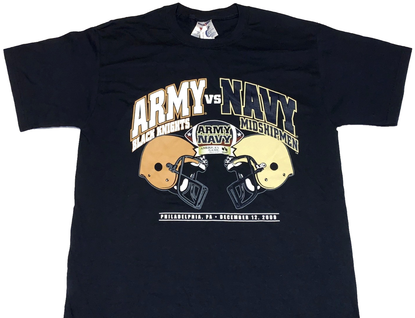 Rare Vintage 2009 Army vs Navy Football Game Philadelphia T-Shirt New NWT MEDIUM