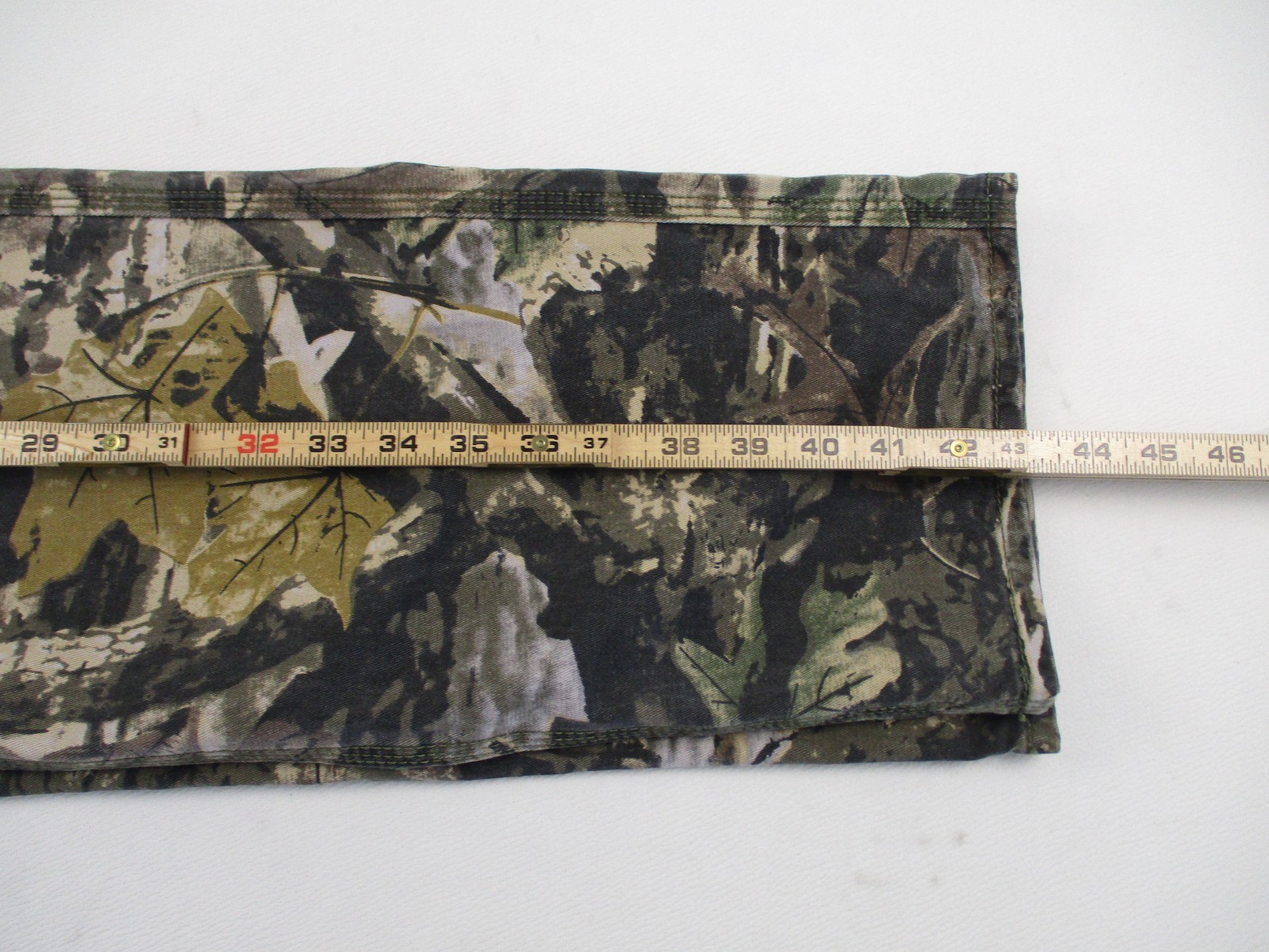 MNML Pants Mens Size 34 Y2K Green Camo Straight Leg Cotton Army 34×32