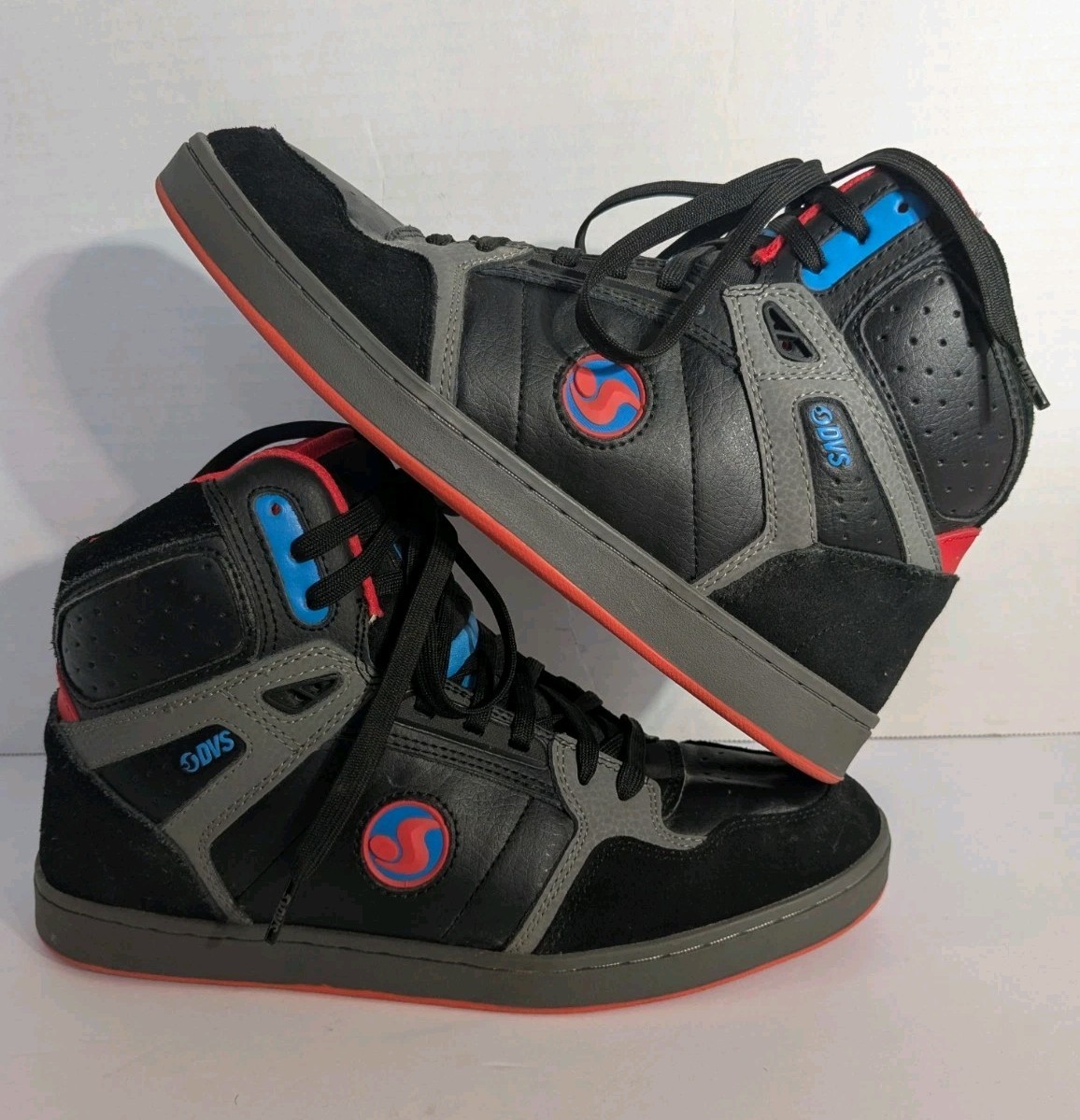 DVS Men’s Honcho Skate Shoes – Size 9 US – High Top Skater Fat Tongue Sneakers