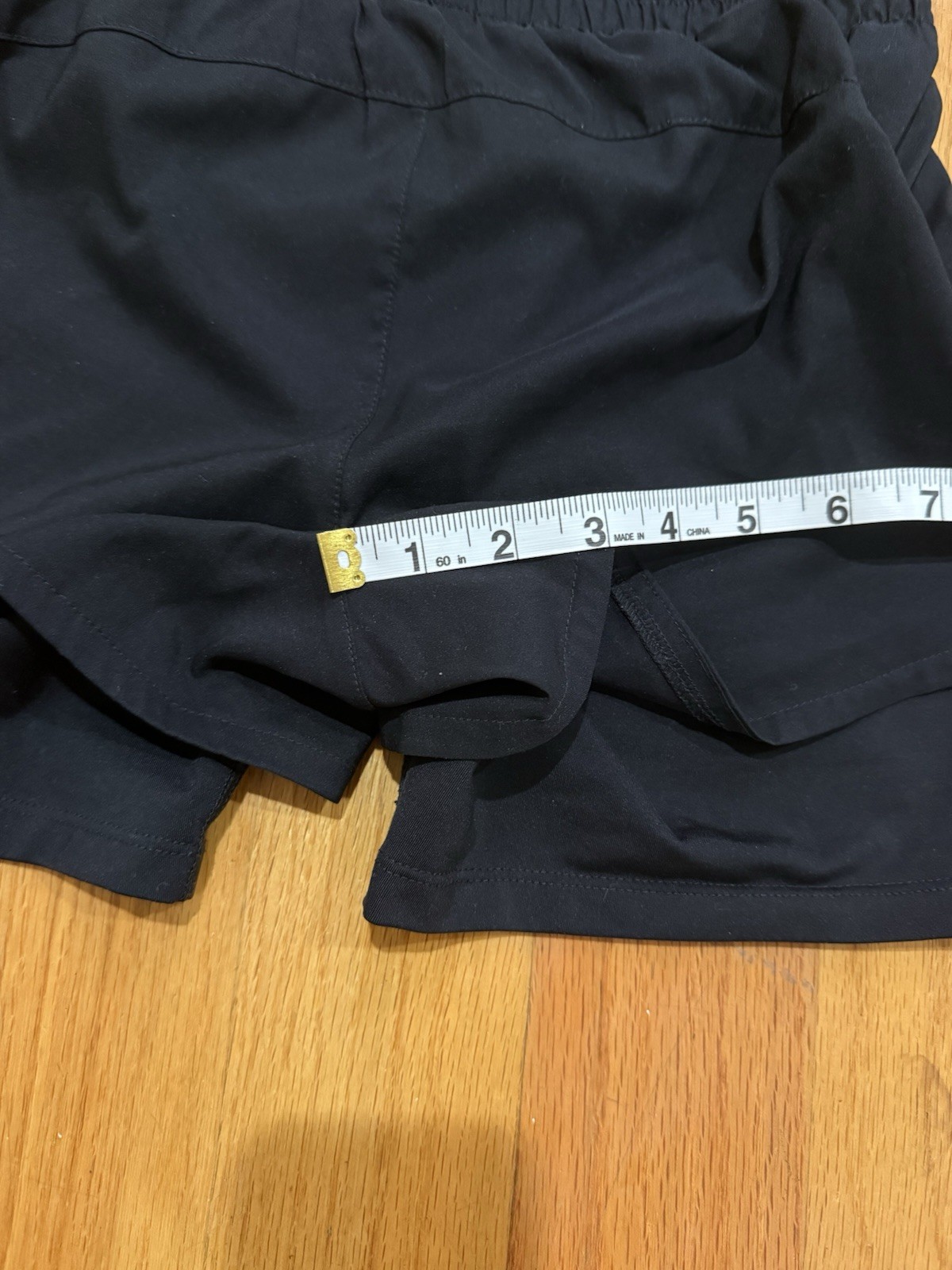 Athleta 2 in 1 Women’s Black Running Shorts Elastic Waist Pockets XS
