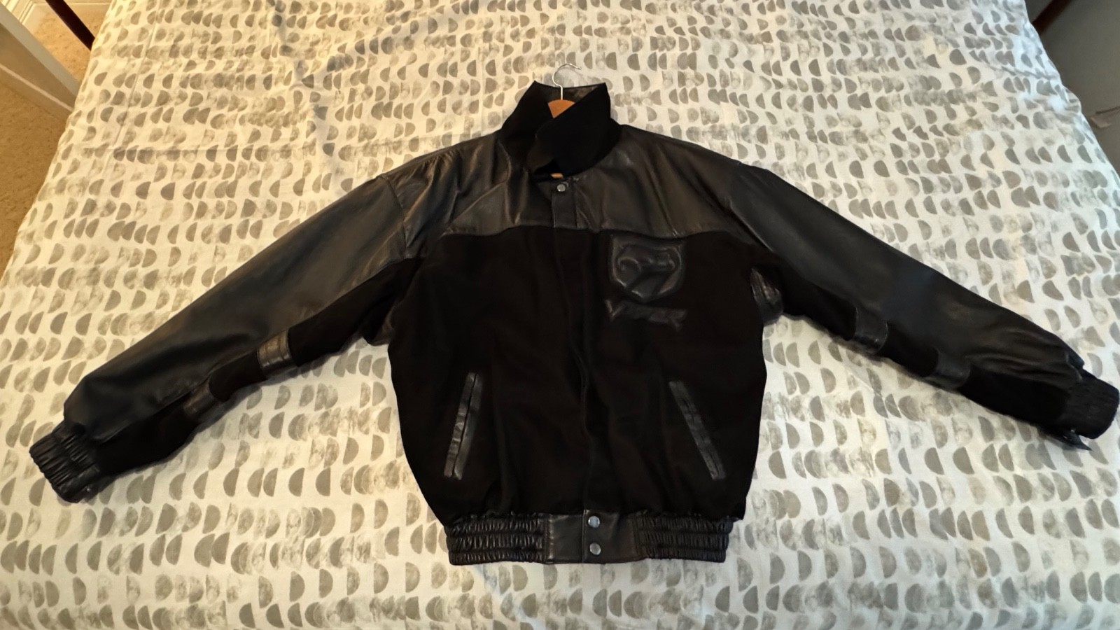 DODGE VIPER Leather Jacket – Californian Embossed Vintage 90’s sz XL