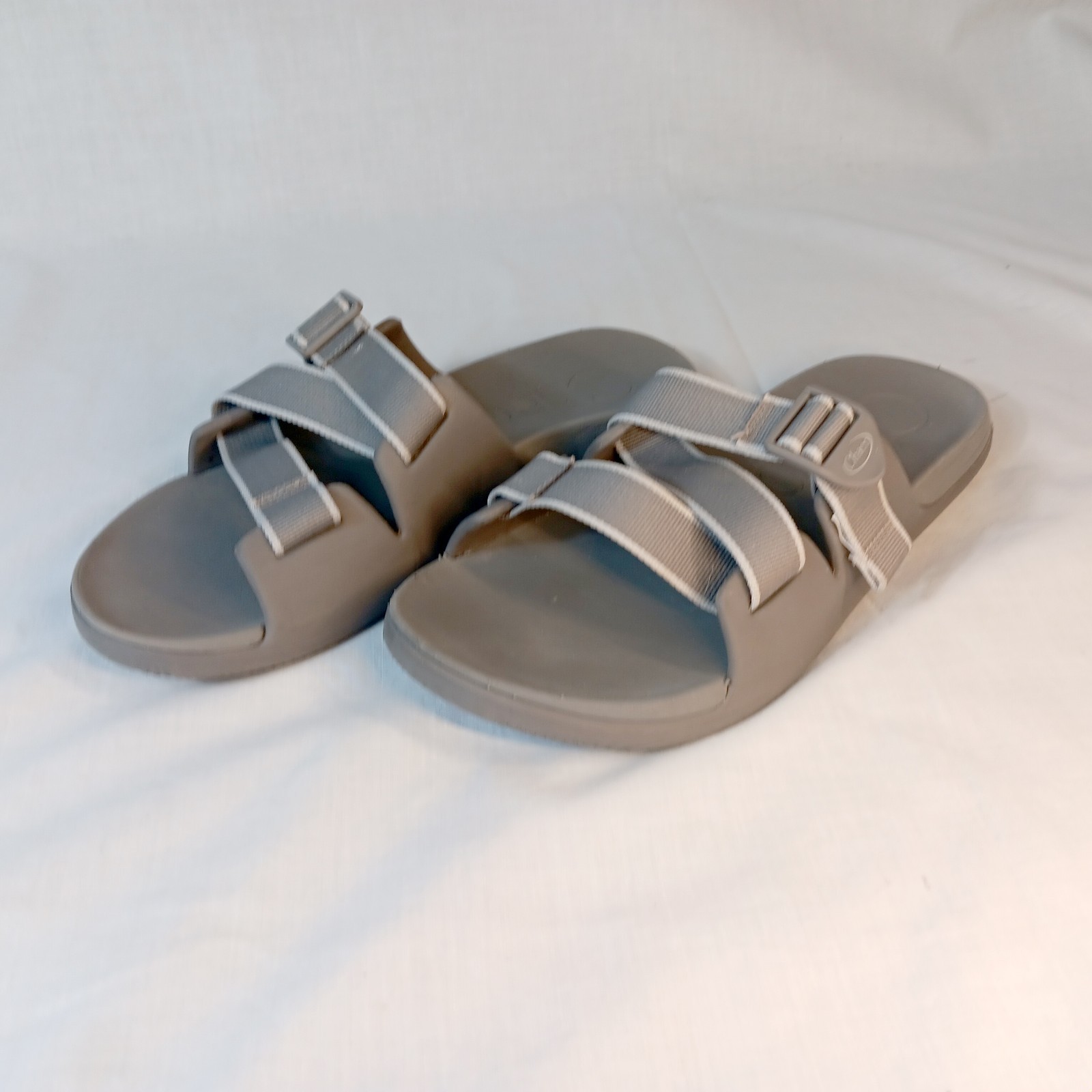 Chaco Chillos Slide Mens Size 10 Outskirt Gray Sport Sandals Adjustable Straps