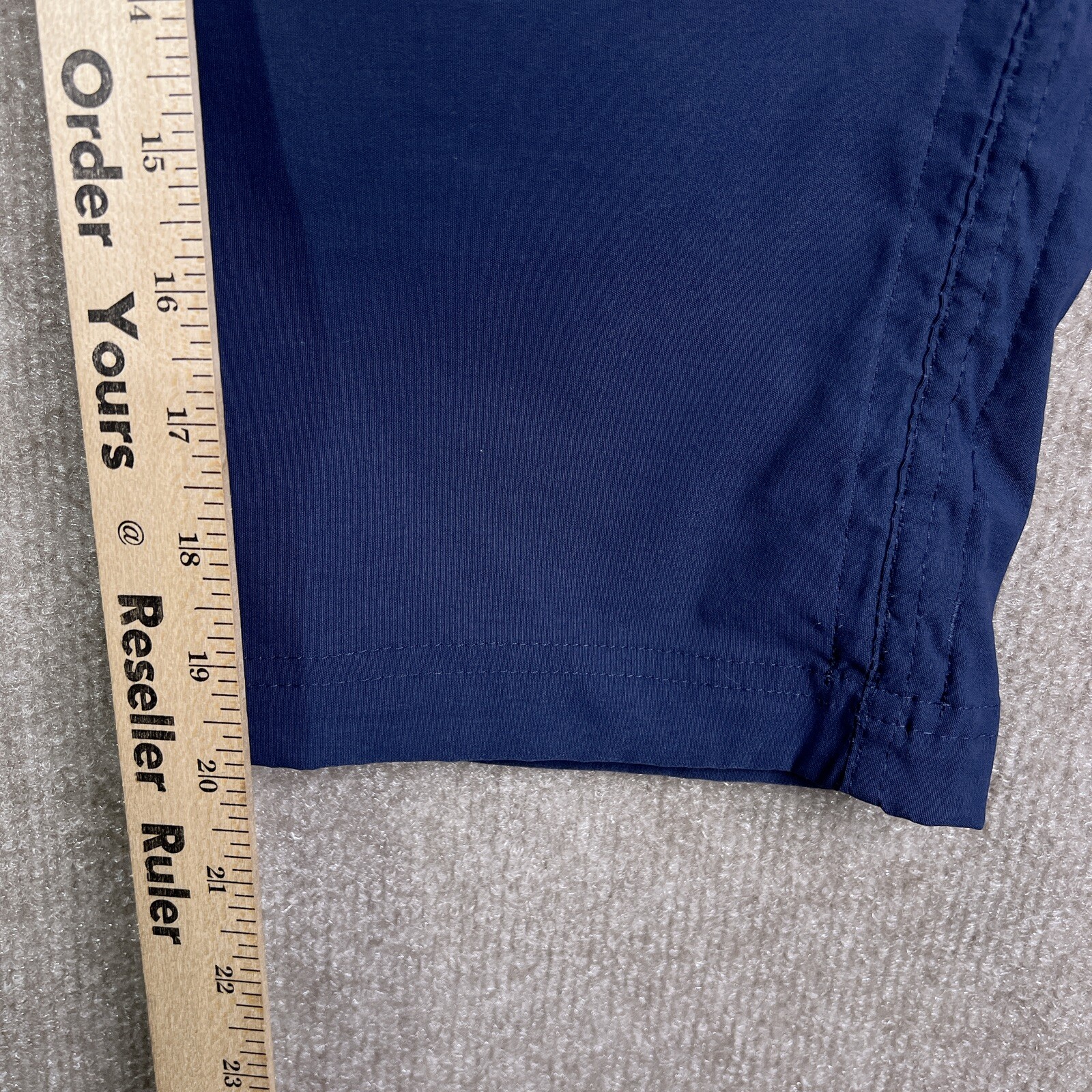 Eddie Bauer Women’s Rainier Guide Pro Capri Pants 6 Navy Blue Nylon Spandex