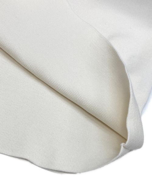Demi-Luxe Beams Ivory Cotton Blend Mock Neck Knit Top, Ladies, S/M