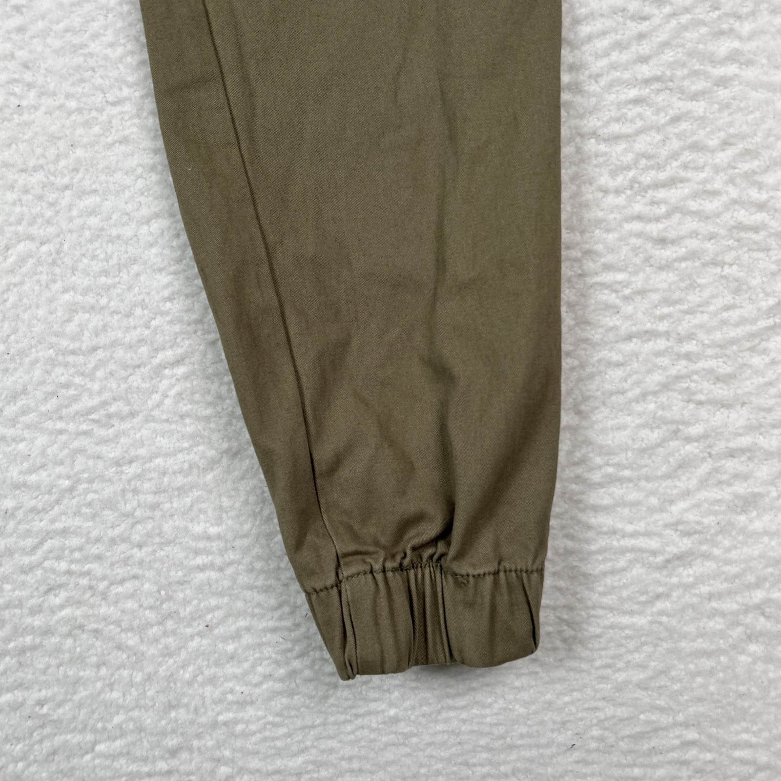 WESC Slim Utility Jogger Pants Cargo Olive Green Unisex Men’s S / Women’s M