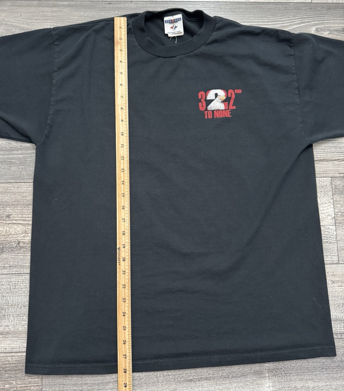 322nd TRS Training Squadron Shirt Mens Size XL Second To None Eagle Black Tee
