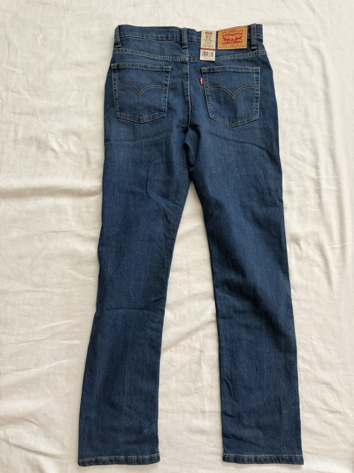 NEW Levis Boys Jeans Performance 511 Slim Fit Size 18 Reg 29X31 Adjustable Waist