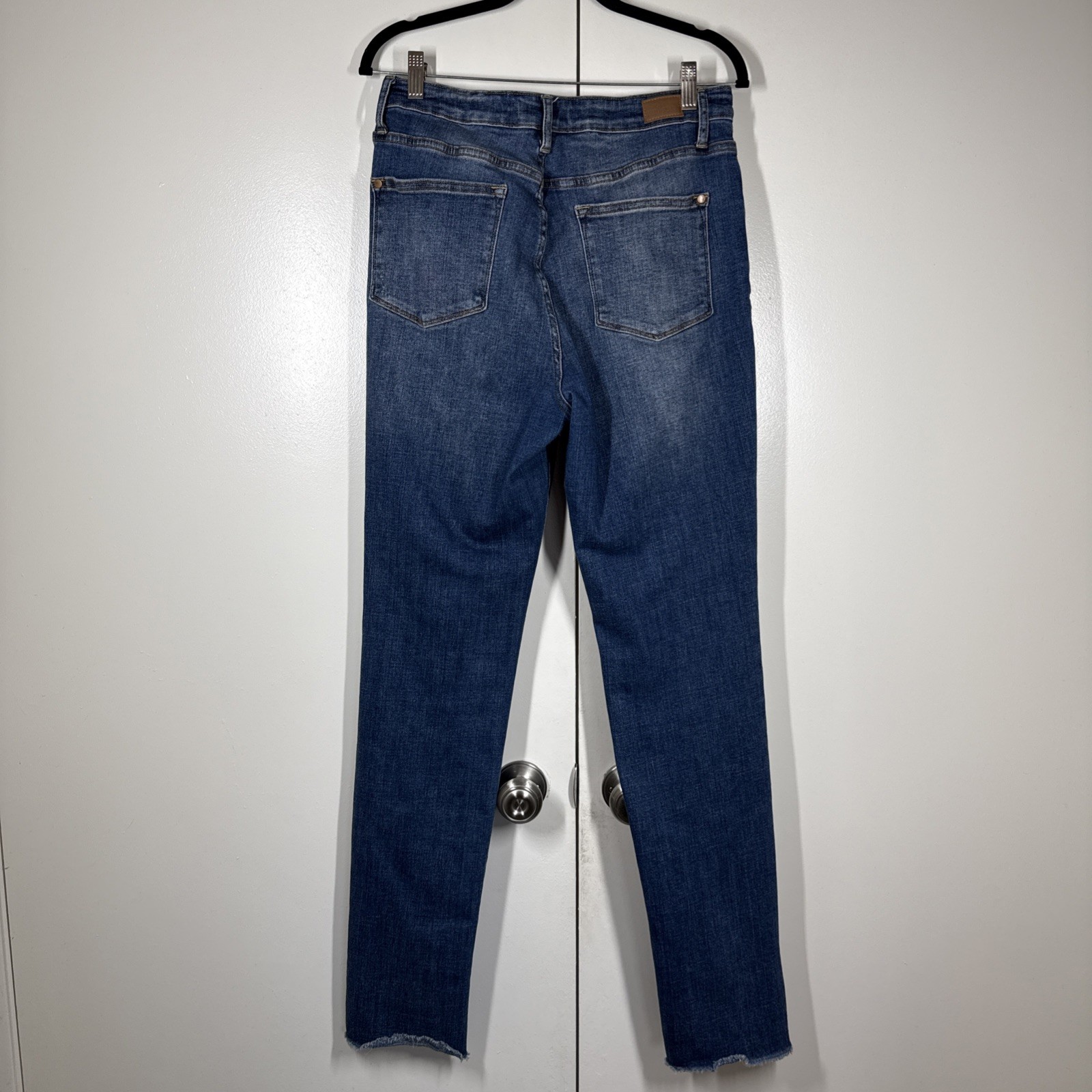 JUDY BLUE Jean Womens Size 31 Boyfriend Fit Mid Rise Medium Wash Stretch Denim