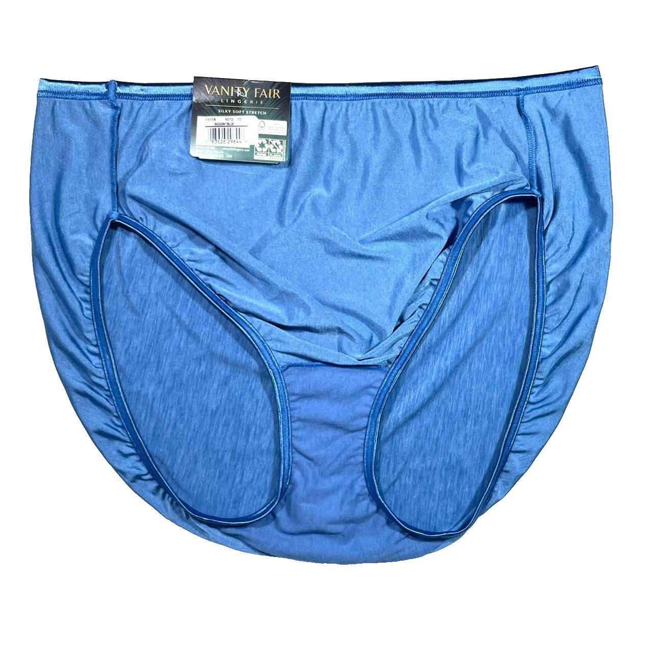 NWT Vanity Fair Women’s 10/3XL Illumination Hi-Cut Brief Underwear 13108 Blue