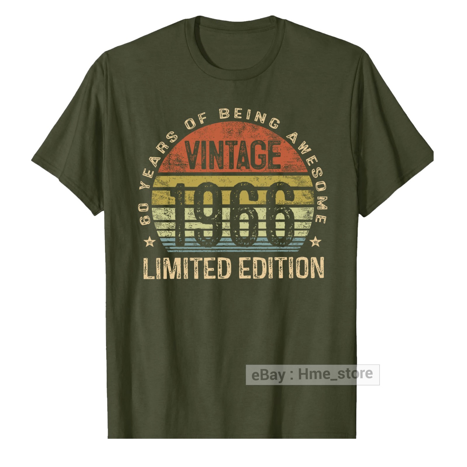 Vintage 1964 Birthday 60 Years Old Of Being Awesome T-Shirt 60th Bday Tee Gifts