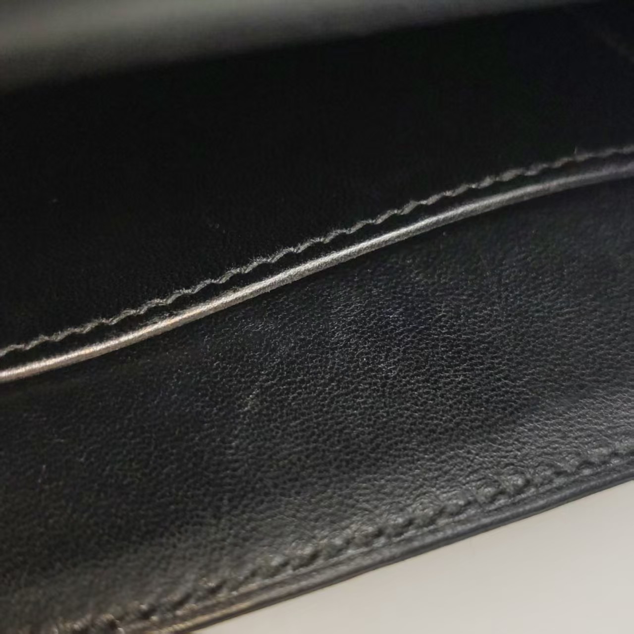 Hermes Verrou Mini 17 Chevre Mysore Black 89 Noir Permabrass Gold Hardware Auth