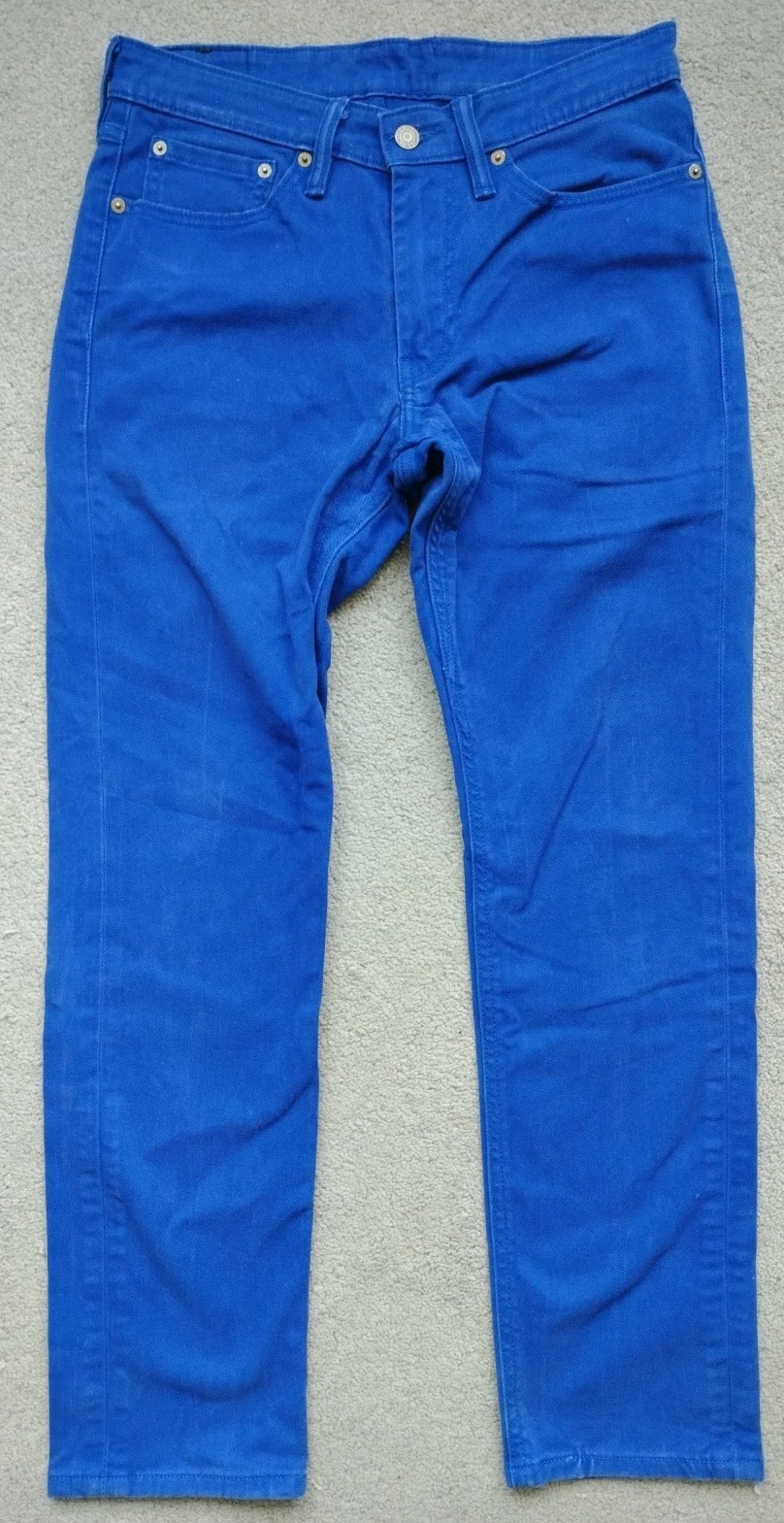 Levi Strauss 511 Black Label 31×30 Blue Pants Jeans Length 37″ Inseam 29″ Stains