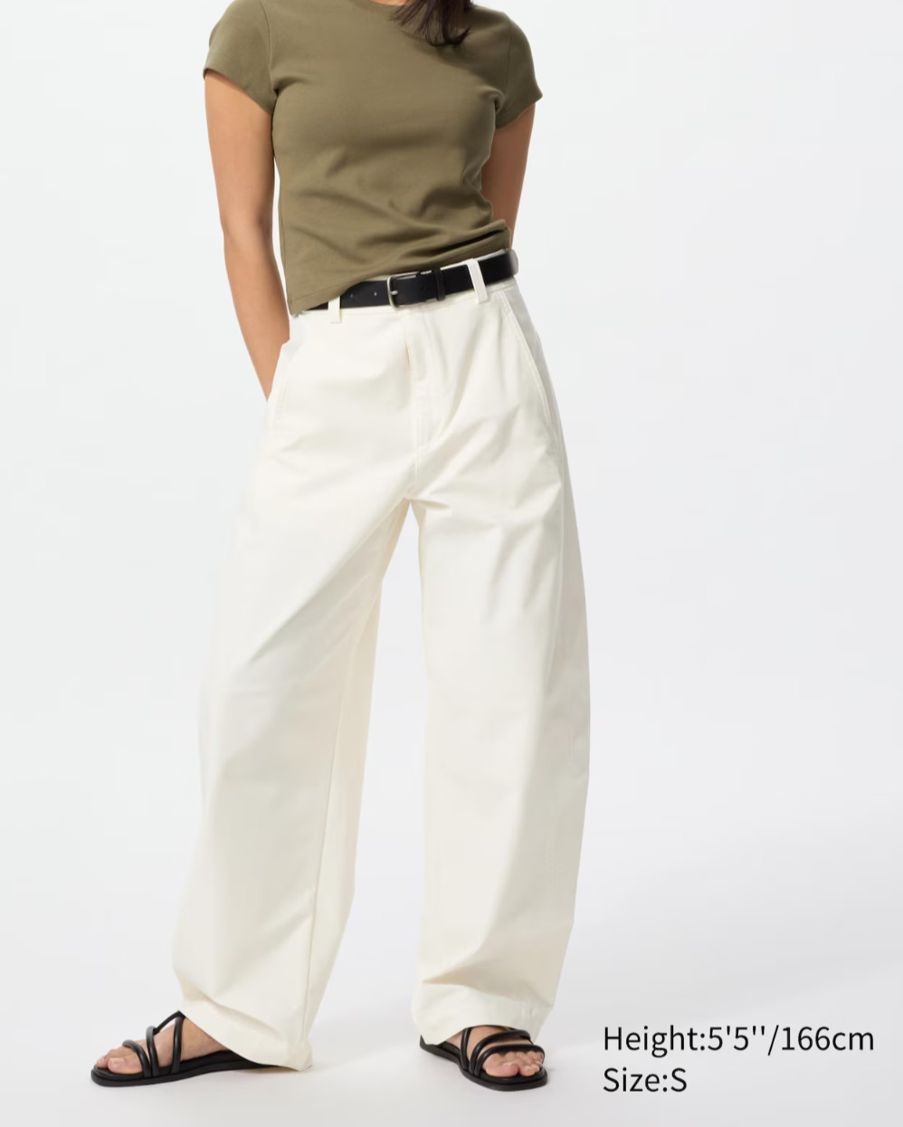 UNIQLO Jersey Barrel Silhouette Pants High Quality Materials NEW XS-4XL