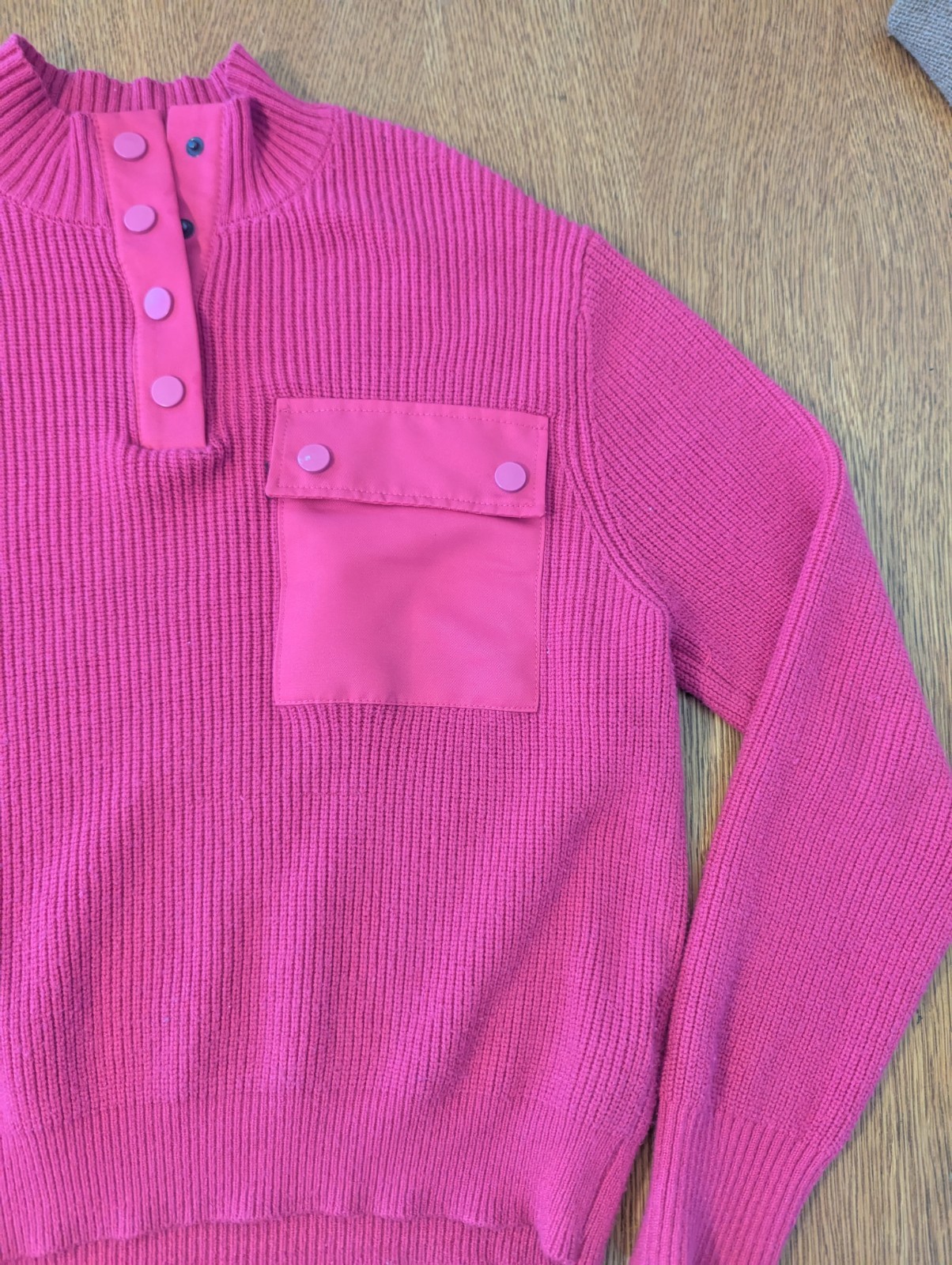 Zara Knit Pullover Sweater Womens Size 13-14 CM 164 Magenta Pink
