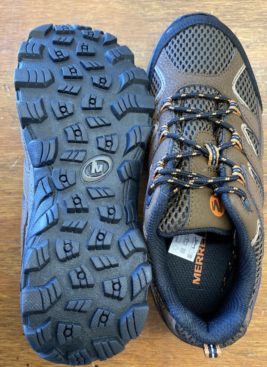 Merrell M-MOAB2LOWLACEWTRPF/ERTH BOY SHOES SIZE: 07M