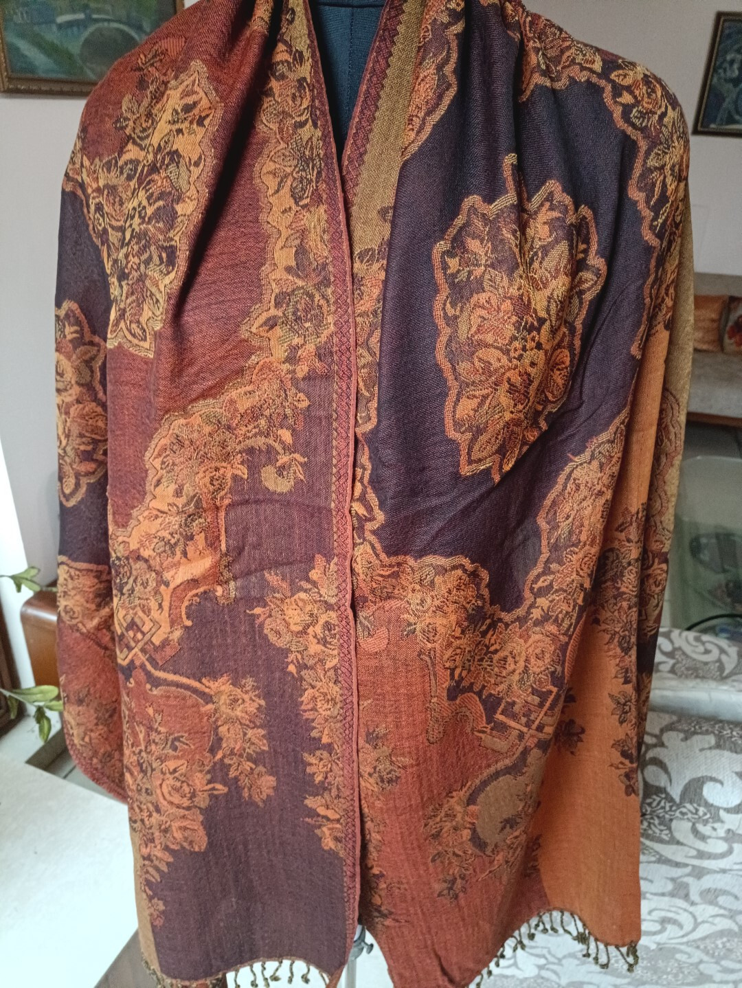 NEW DESIGNER JAMAVAR STOLE ~ 100% CASHMERE ~ PASHMINA SHAWL~ 16 DESIGNS CHOICE