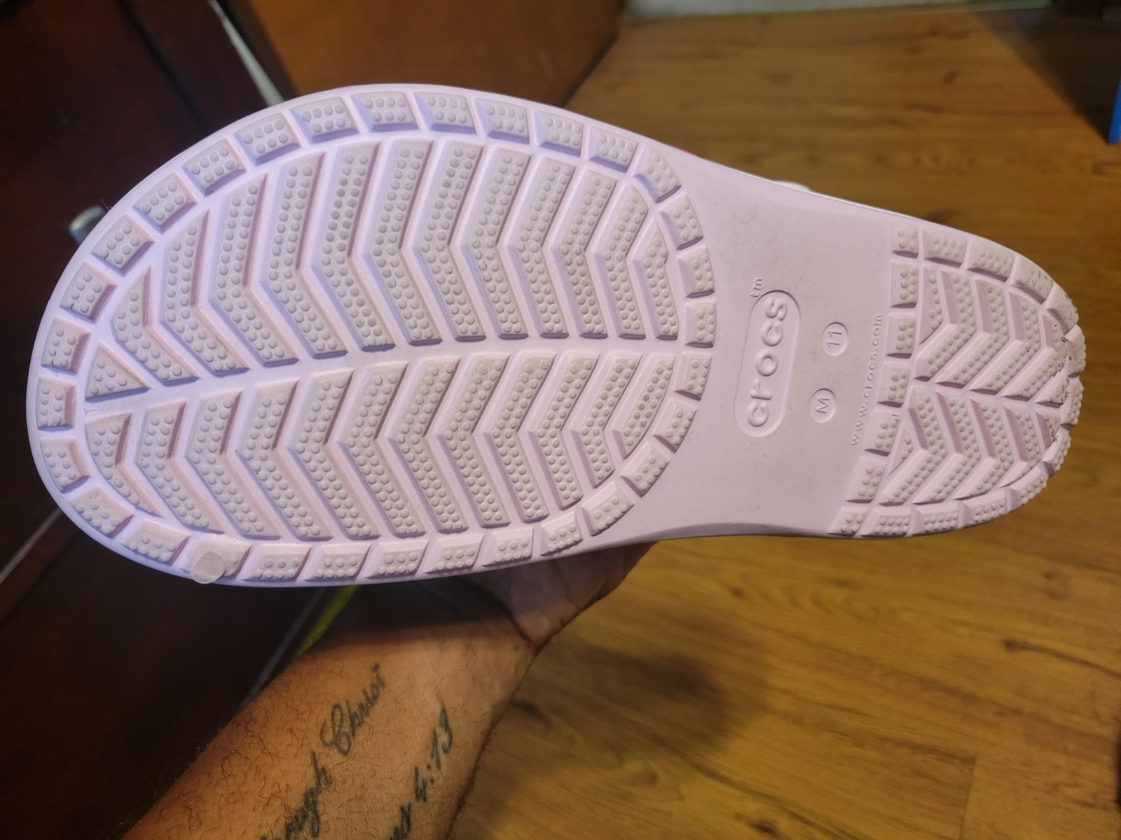 Crocs Bayaband Men’s Size 11 Pink Pre-Owned