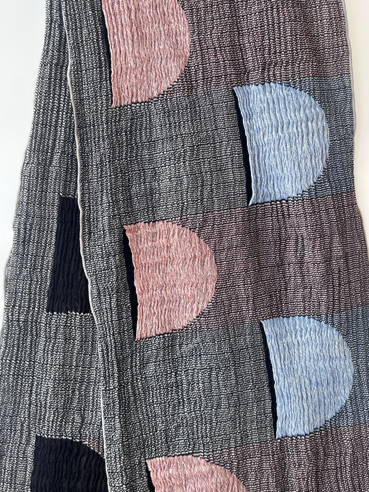 NUNO Reiko Sudo Pocket Crinkle Scarf Made in Japan 200cm
