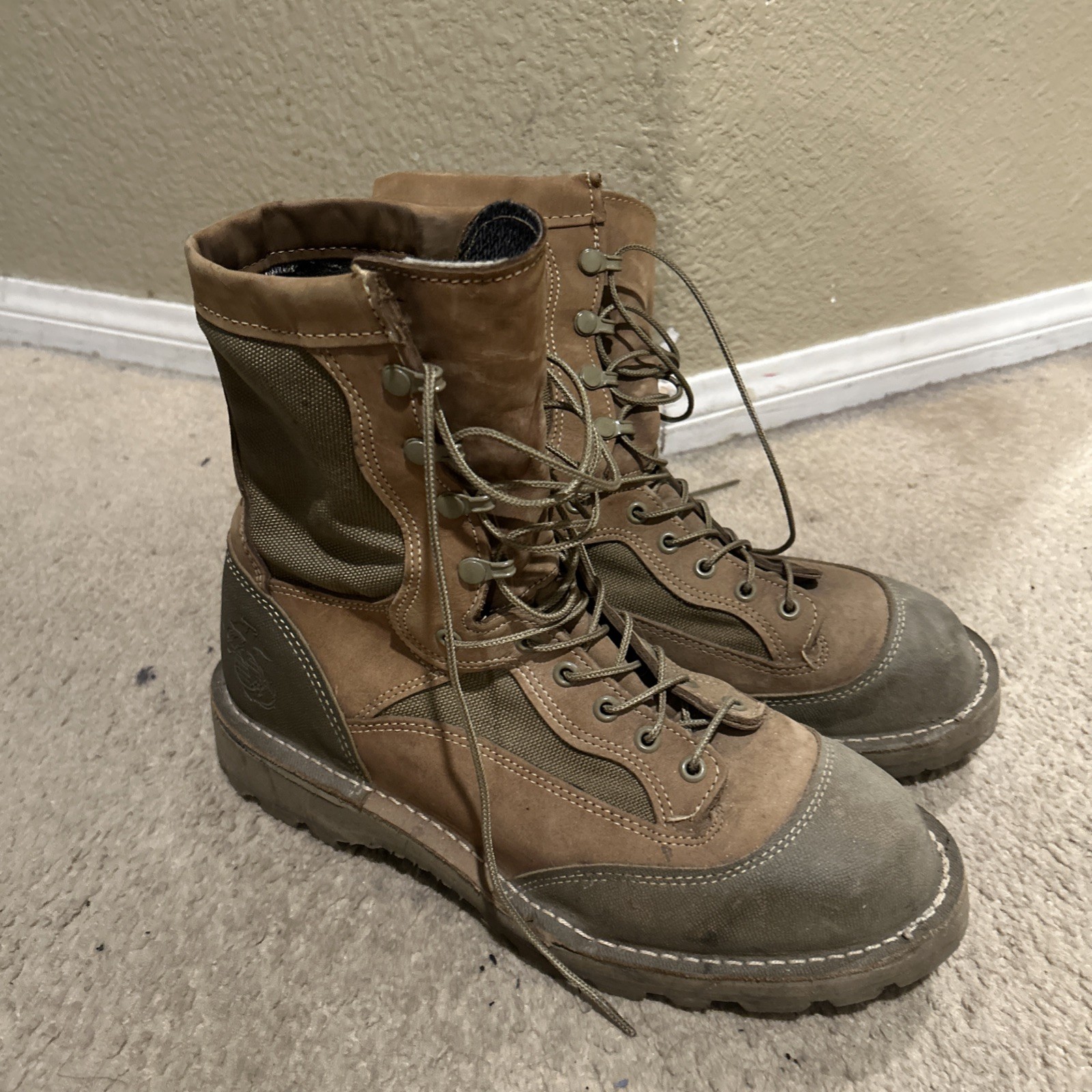 Wellco USMC Hot Boots Rugged All Terrain R.A.T. E163 Military 10 1/2 W Vibram