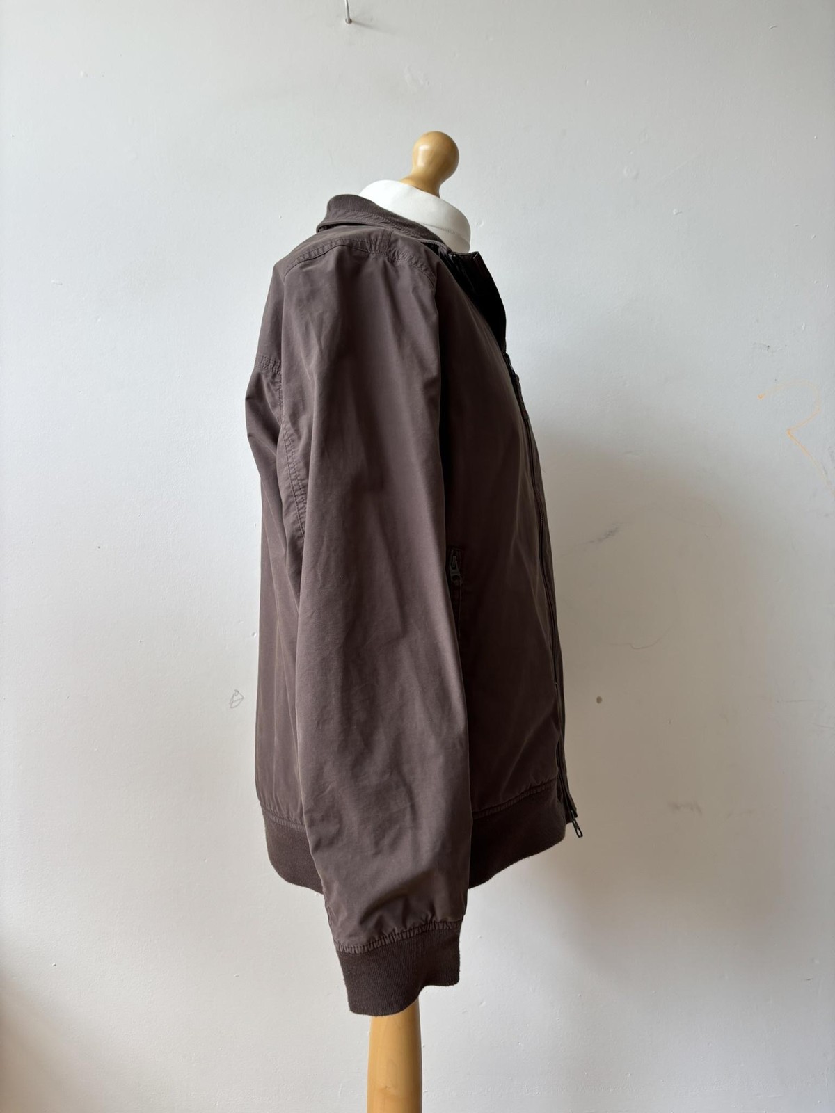 Timberland Jacket Men’s XL Brown DryVent Waterproof Fleece Lined Bomber Casual