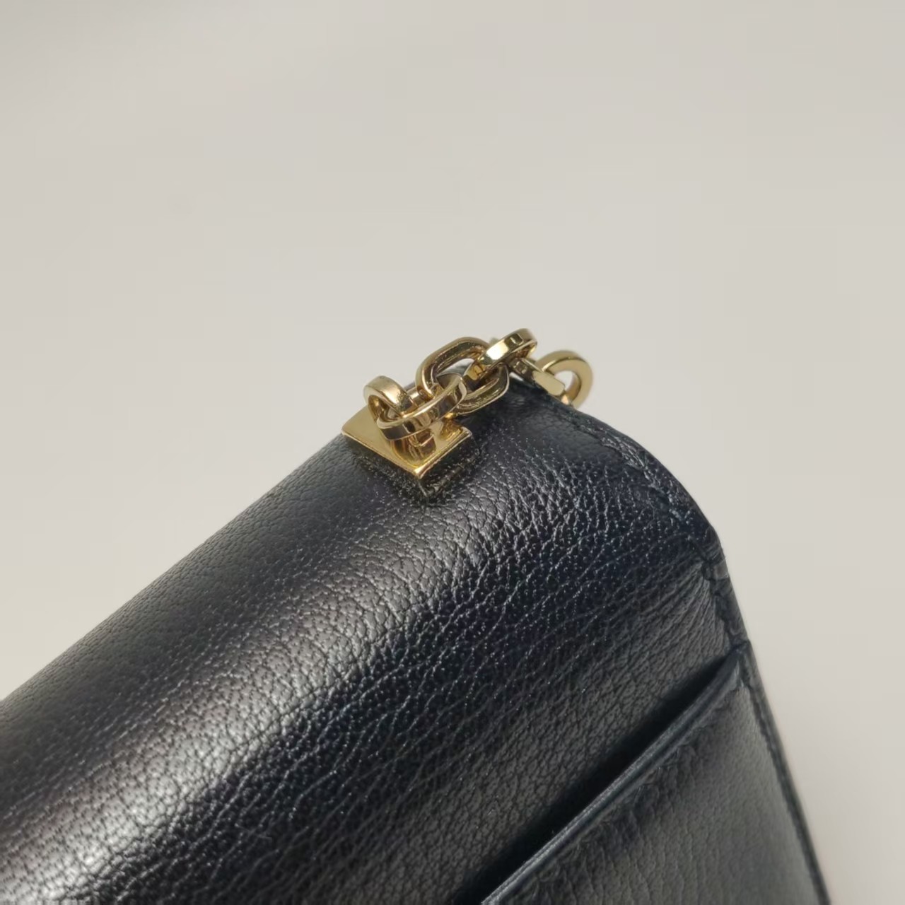 Hermes Verrou Mini 17 Chevre Mysore Black 89 Noir Permabrass Gold Hardware Auth