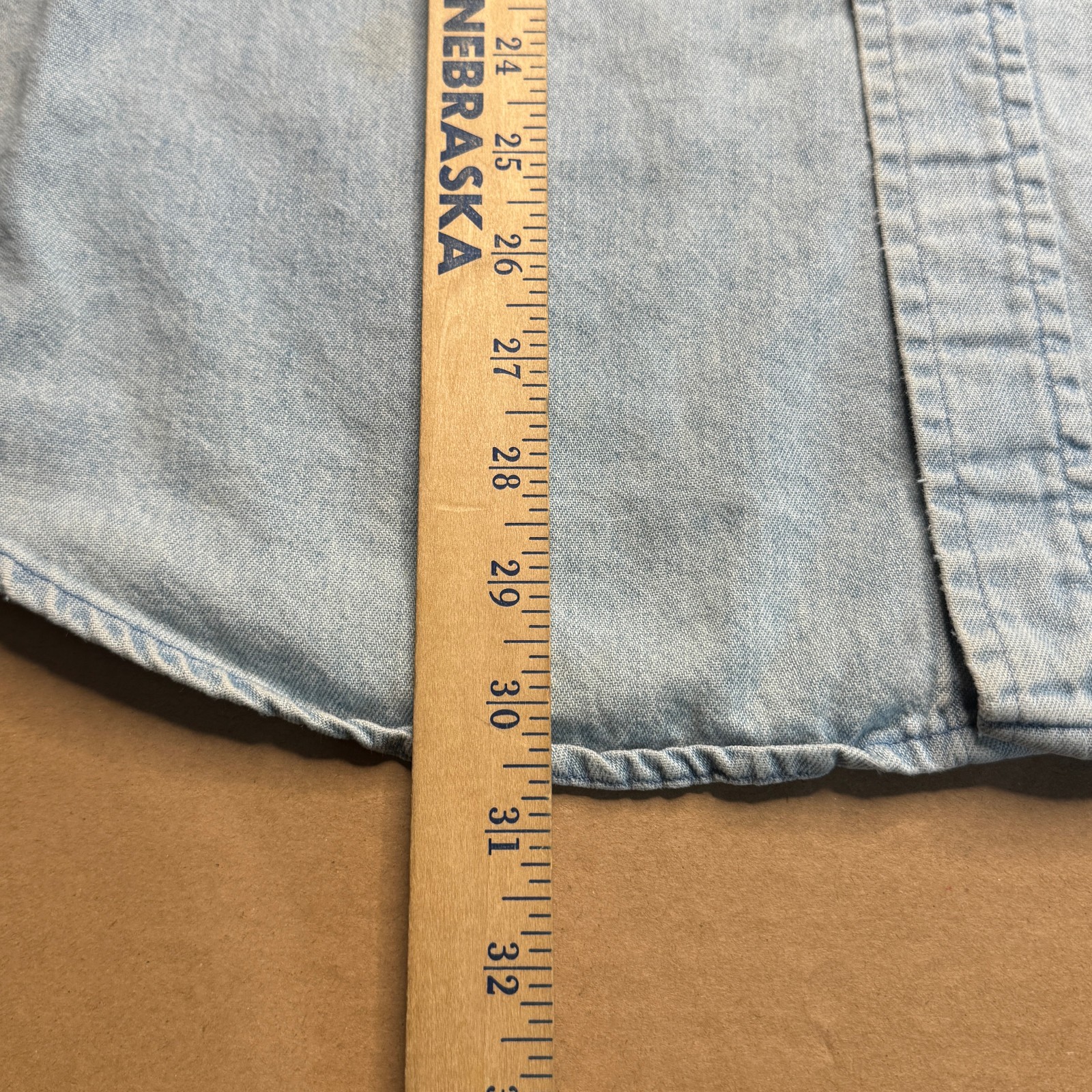 Harley-Davidson Denim Shirt Blue Motorcycle Biker Graphic Button Down Distressed