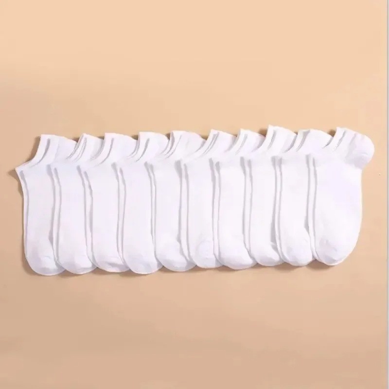 Socks Boat Socks Unisex Casual Plain Color Thin Breathable Soft Fit