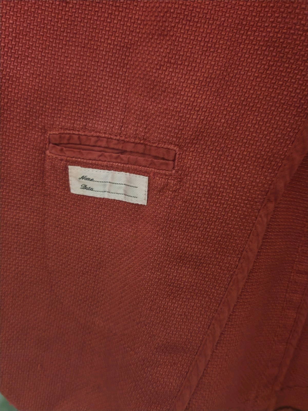 TAGLIATORE 700€ Men’s Blazer Jacket Linen & Cotton Size EU52 ( L ) Made in Italy