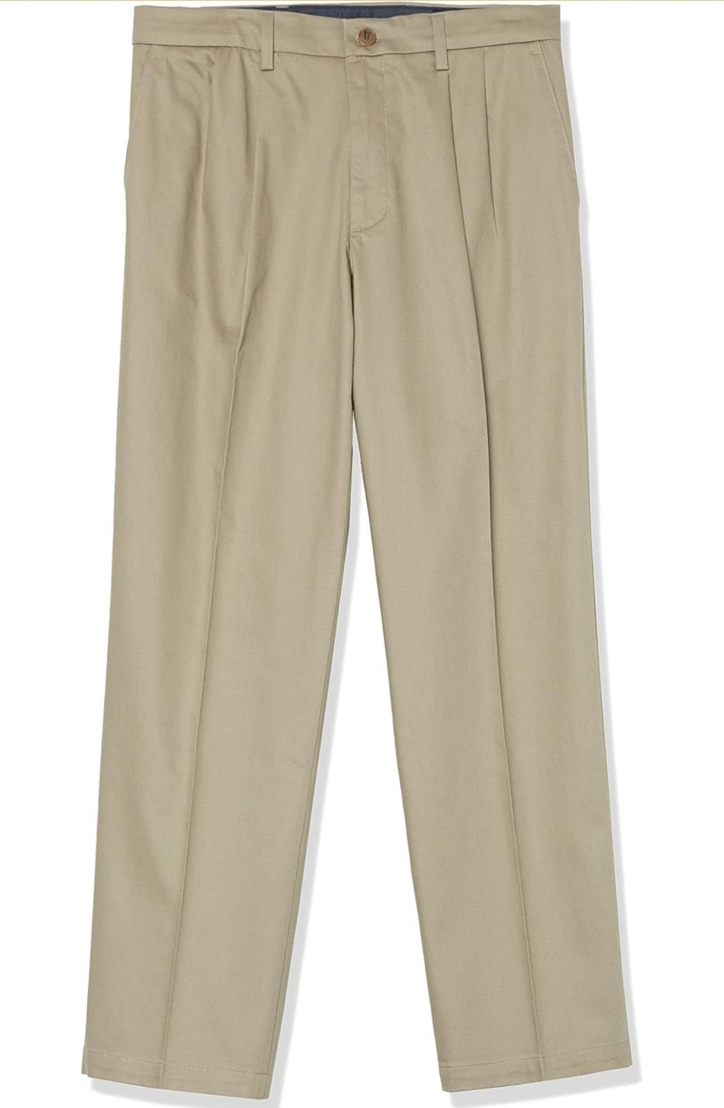 Dockers Men’s Pants 48×32 Classic Fit Signature Lux Cotton Stretch Pleated NWT