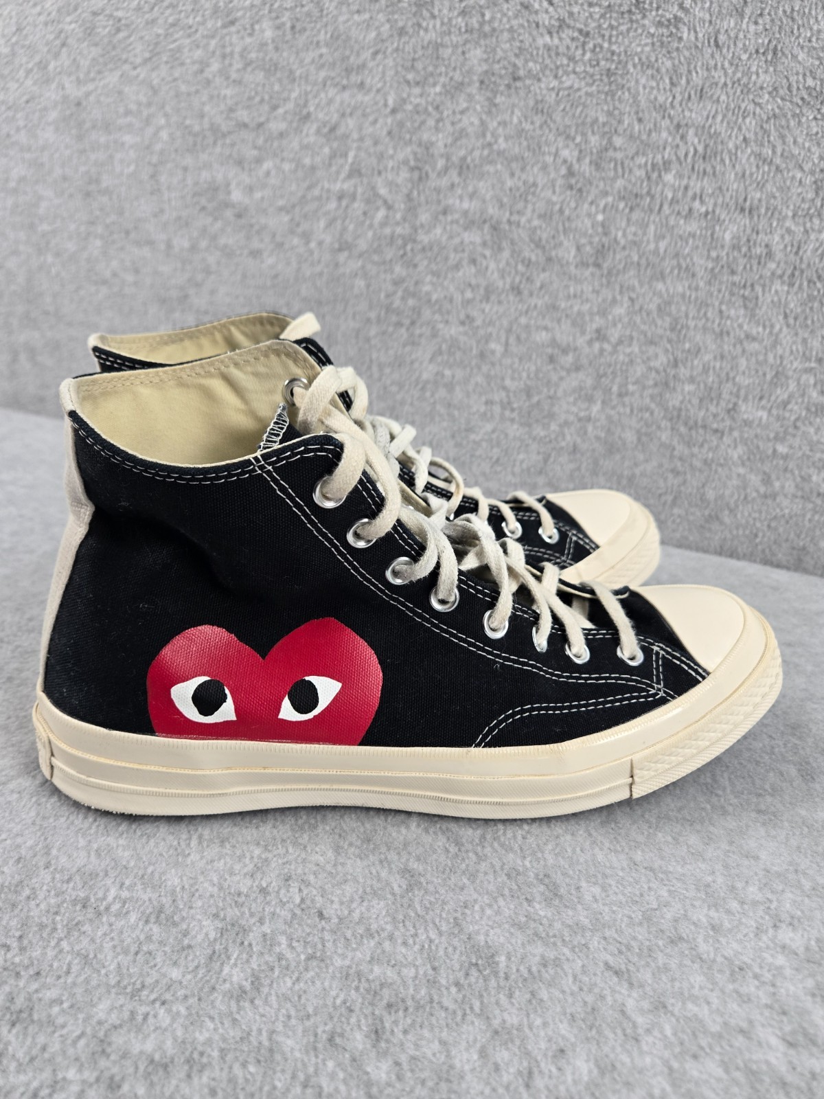 Converse 70 Hi Comme Des Garcons Play Mens 10.5 Chuck Taylor All Star Sneakers